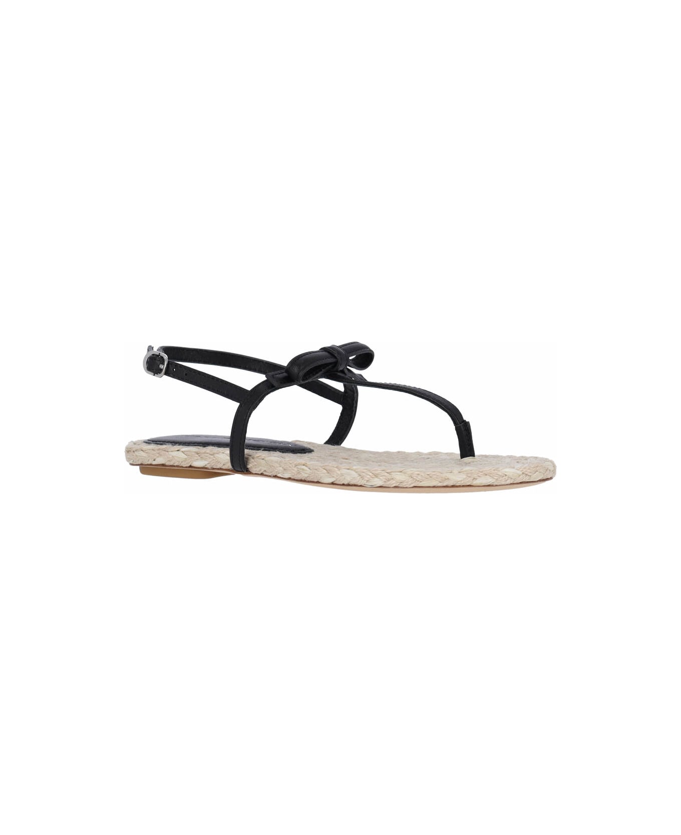 Stuart Weitzman Espadrille Sandals "felicity" - Black  