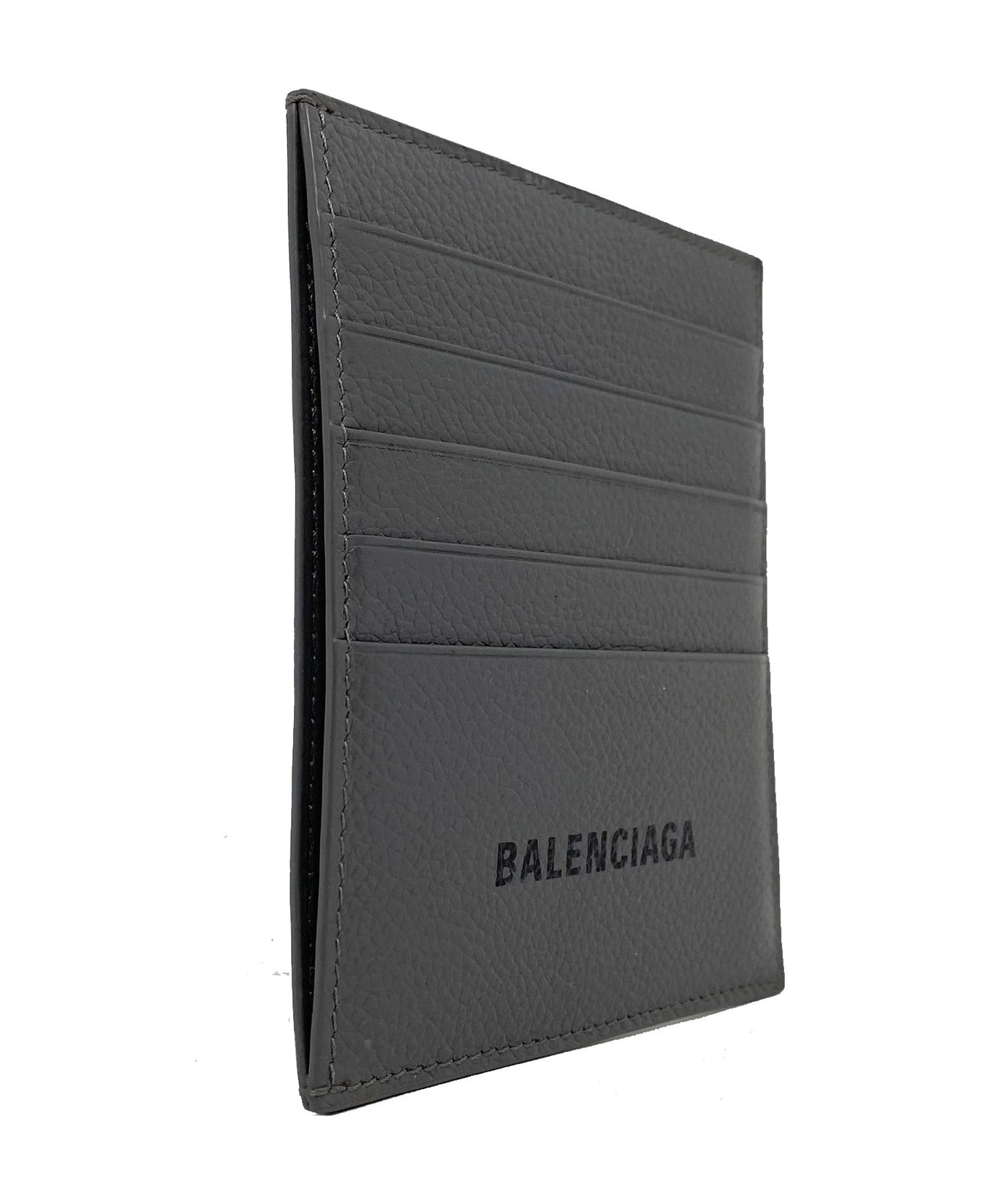 Balenciaga Logo Card Holder - Gray 財布