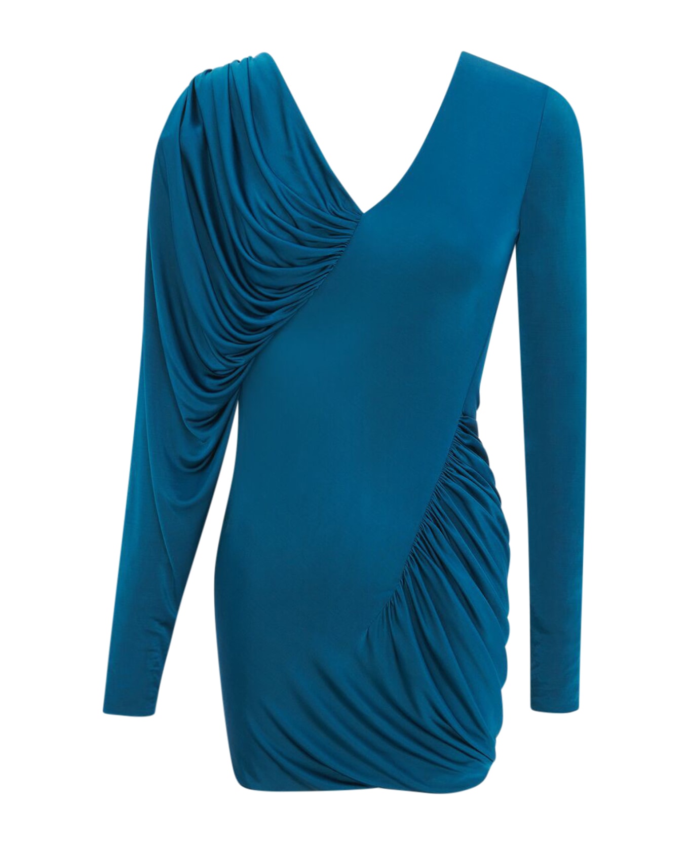 Saint Laurent Dress - Bleu Canard