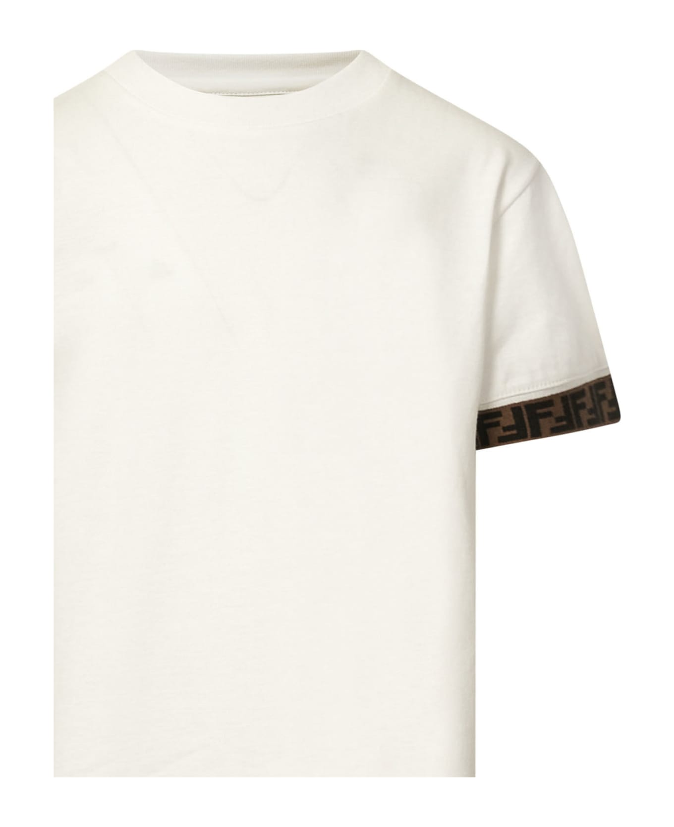 Fendi T-shirt - WHITE Tシャツ＆ポロシャツ