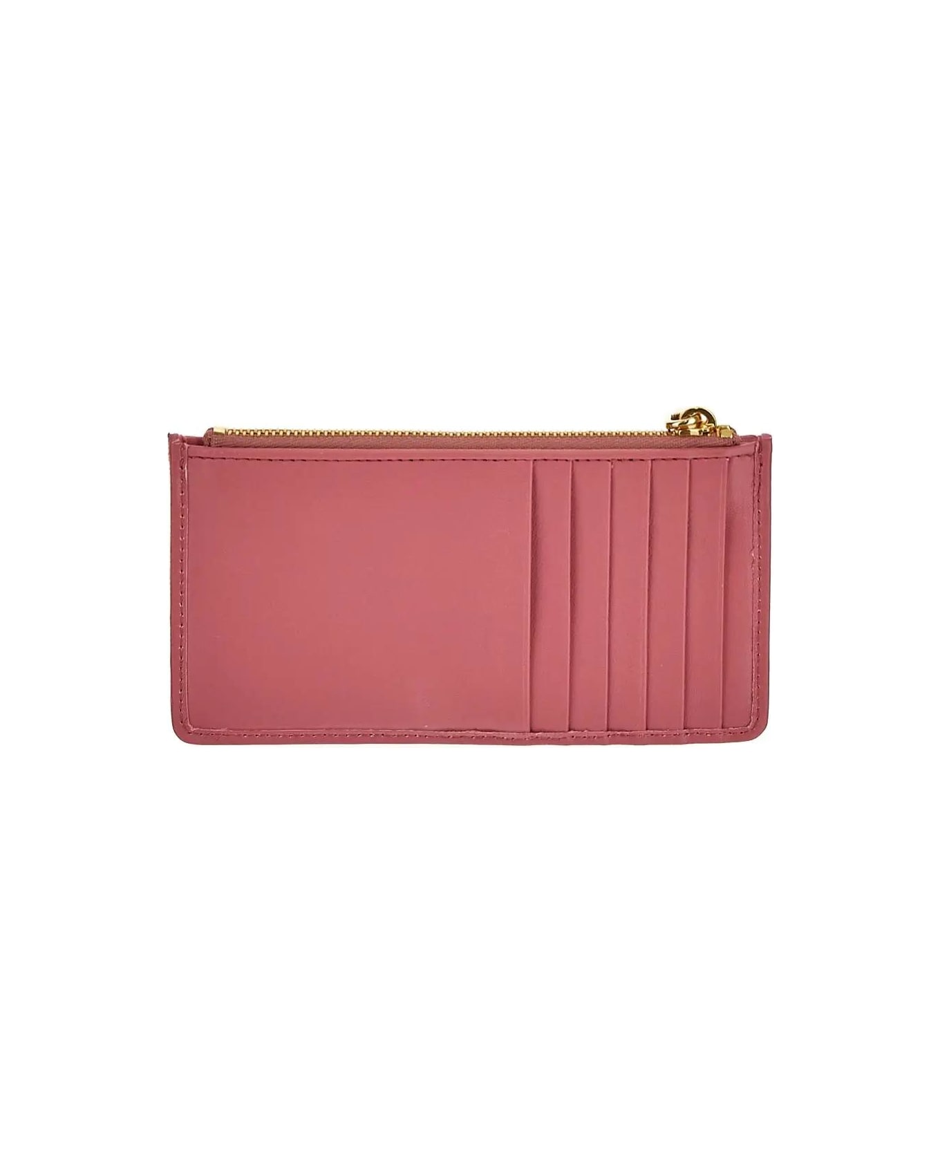 Miu Miu Matelasse Nappa Leather Envelope Wallet - BEGONIA