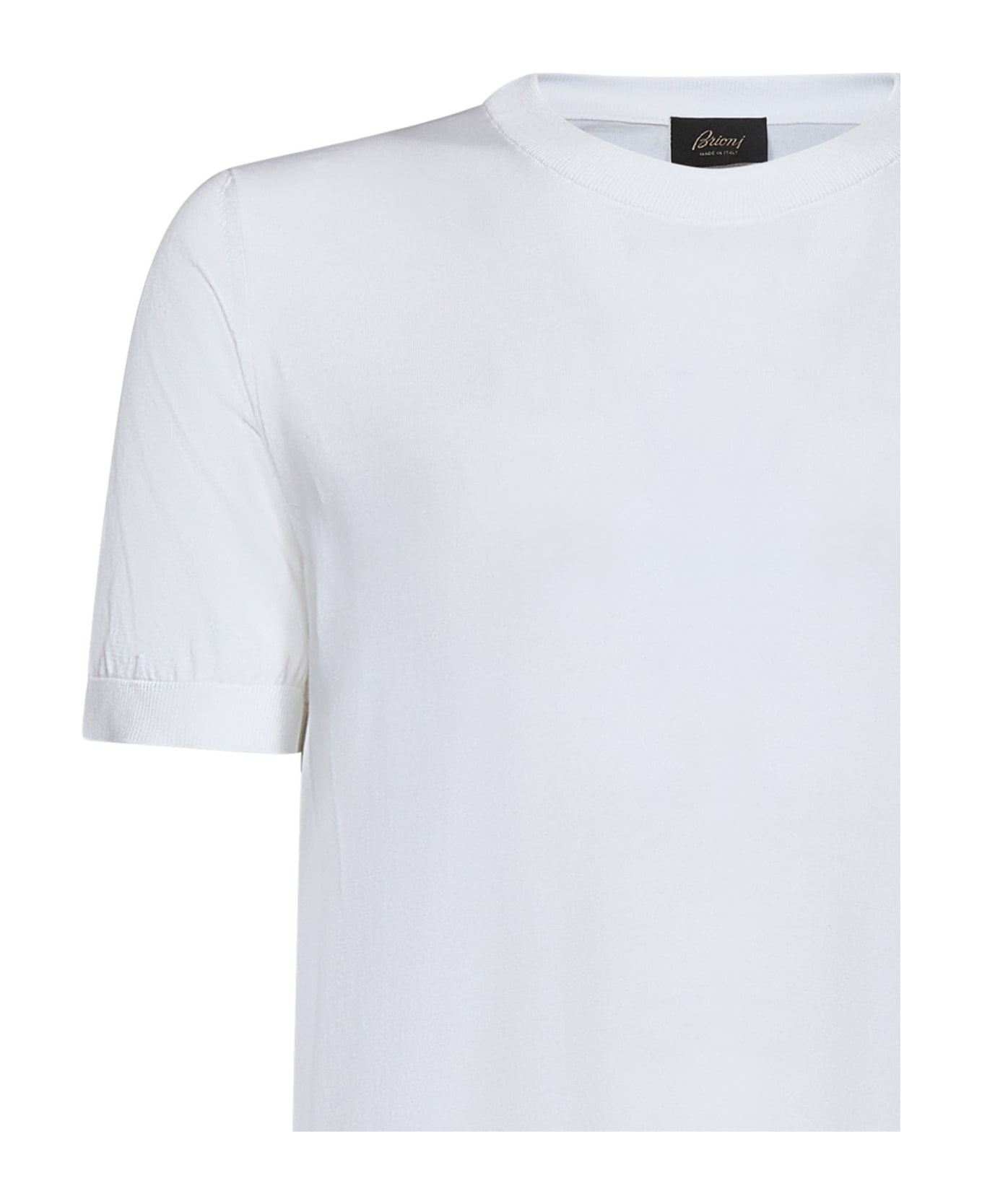 Brioni Sweater - WHITE シャツ