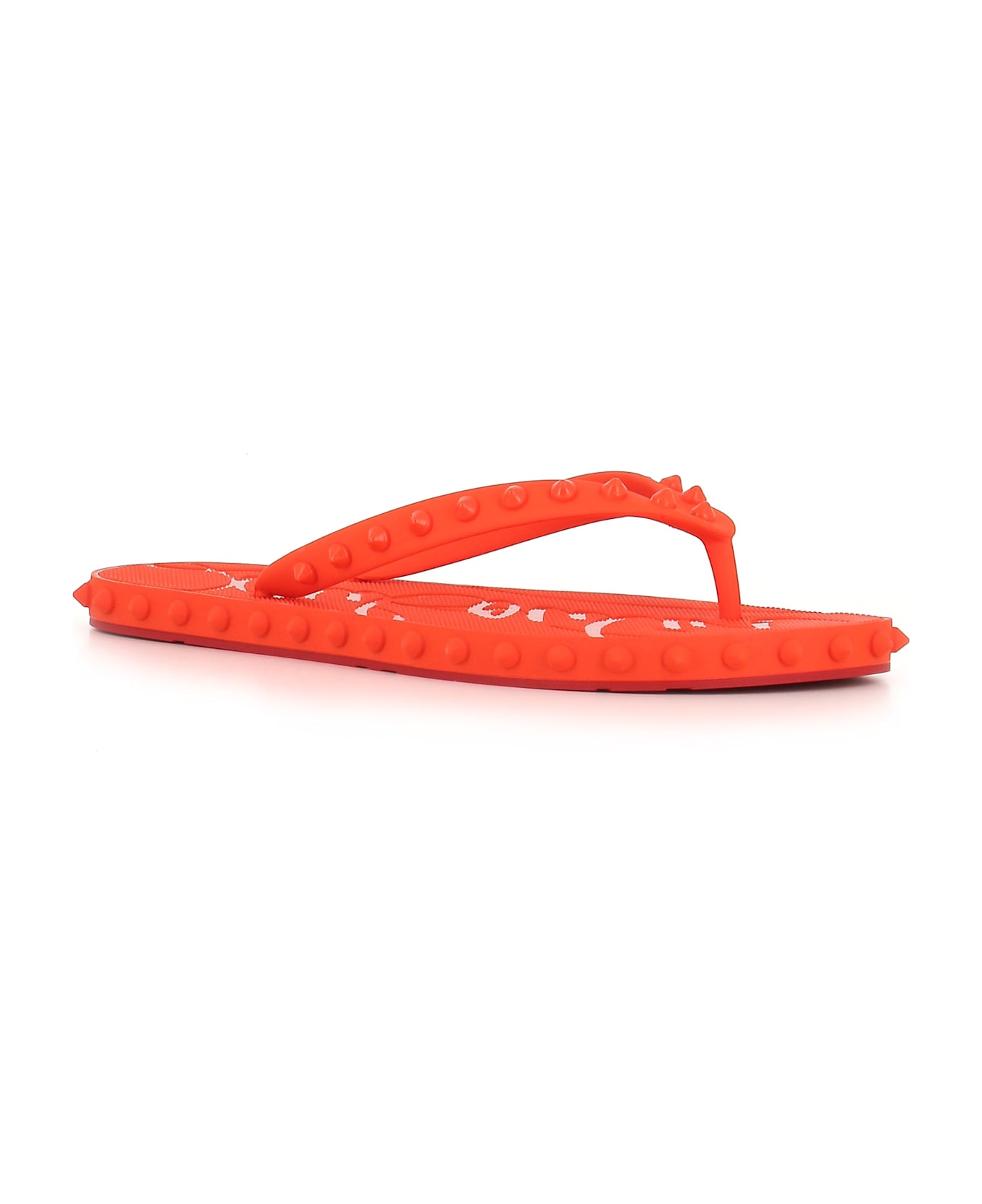 Christian Louboutin Flip-flop Super Loubi Flat - Arancione fluo