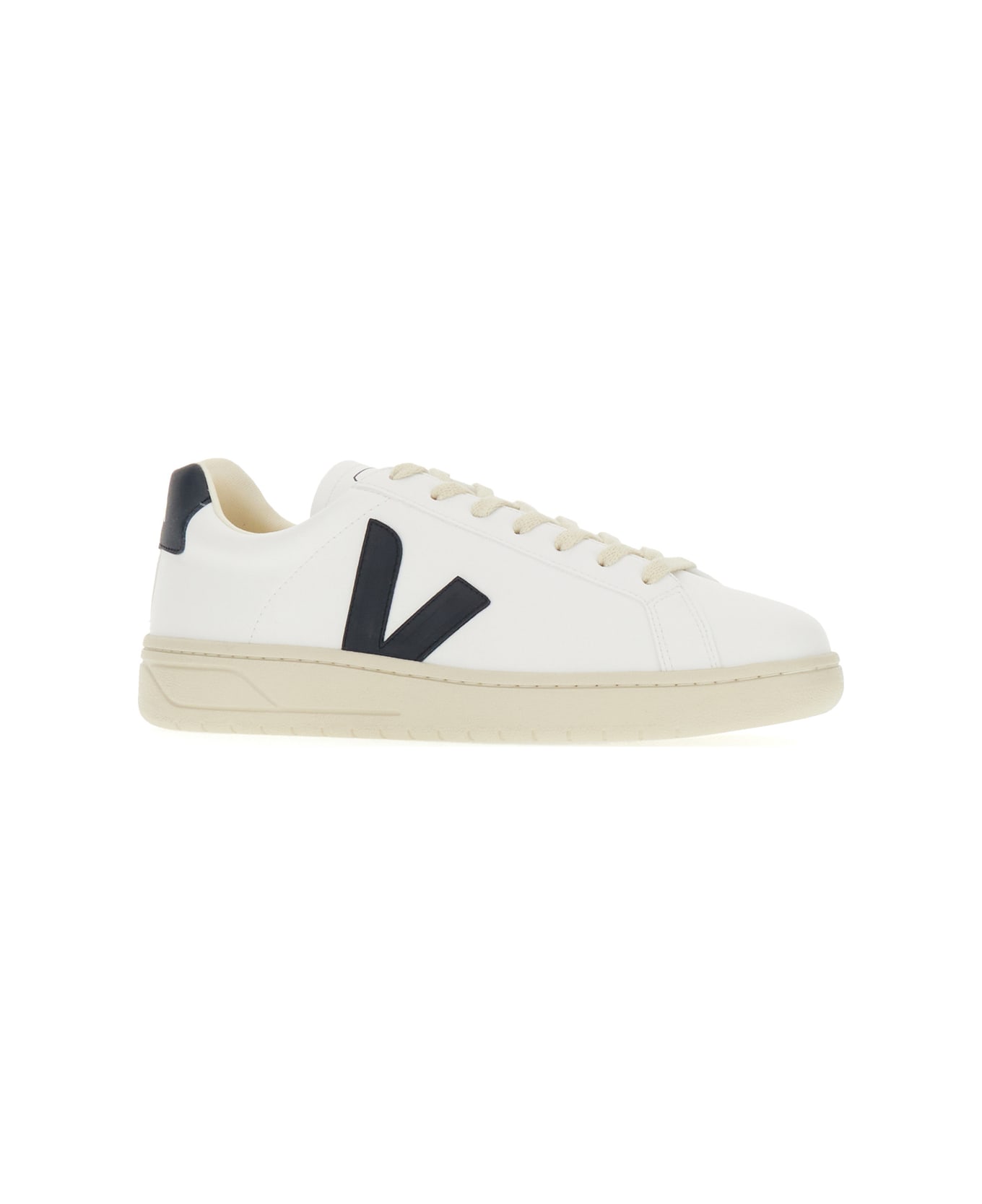 Veja White Synthetic Leather Urca Sneakers - WHITENAUTICO