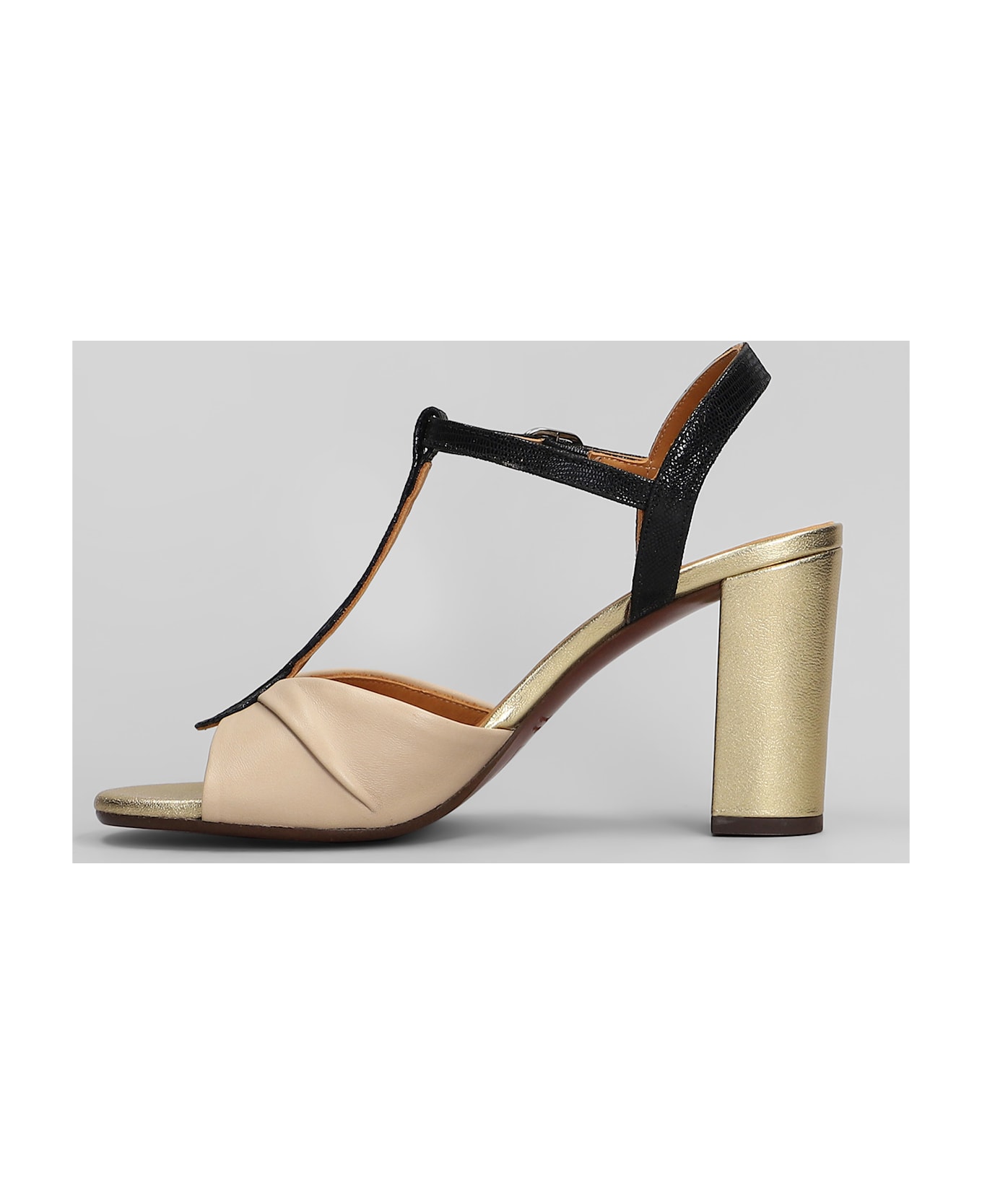 Chie Mihara Biagio 46 Sandals In Taupe Leather - taupe
