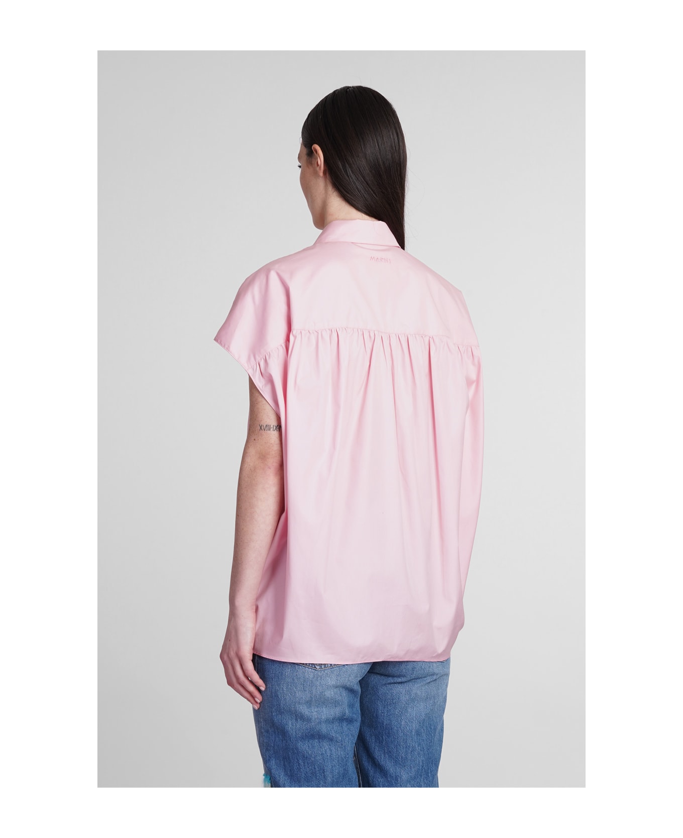 Marni Pink Poplin Shirt - PEONY