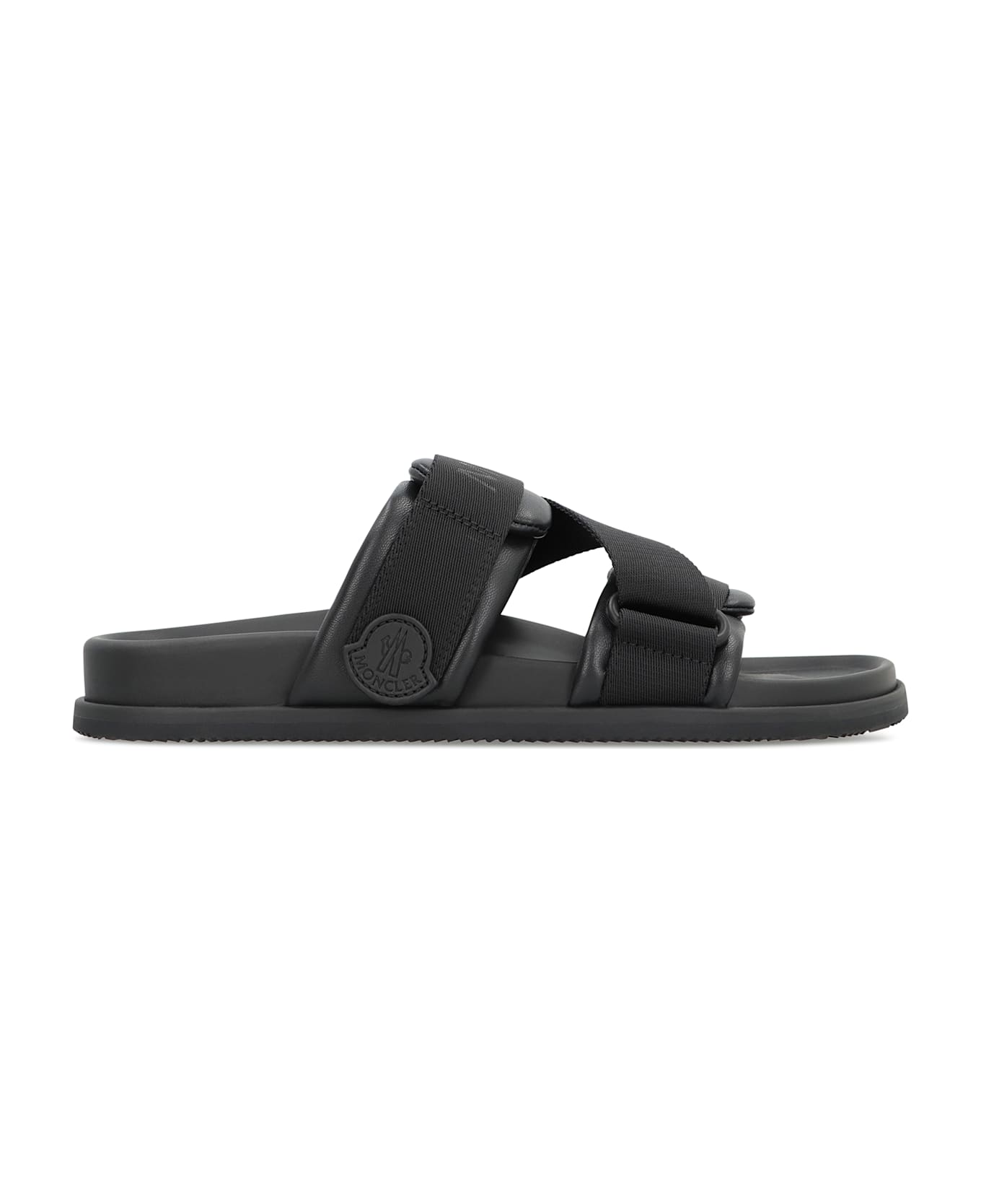 Moncler Mon Summer Slides - Pale pink