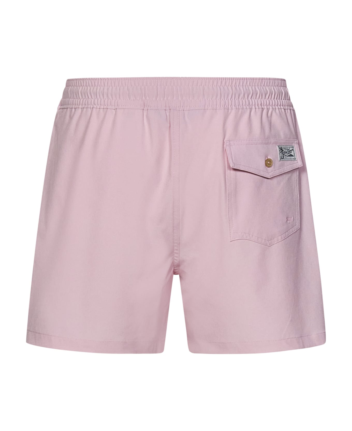 Polo Ralph Lauren Pink Stretch Polyester Swimming Shorts - GARDENPINK