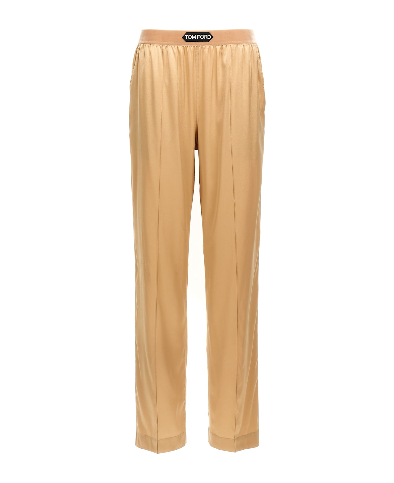 Tom Ford Silk Pants - PALE BEIGE