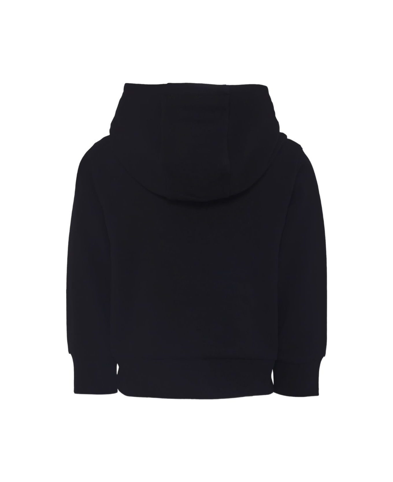 Moncler Enfant Hooded Sweatshirt With Logo - Black