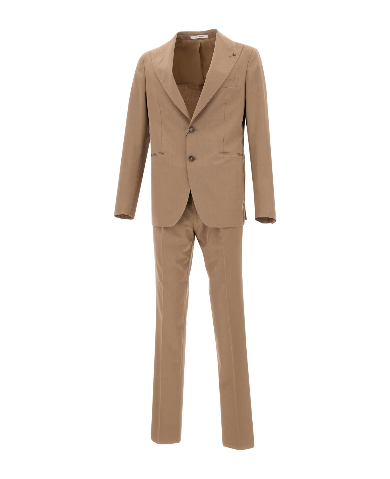 Tagliatore Cotton And Wool Two-piece Suit - BROWN スーツ
