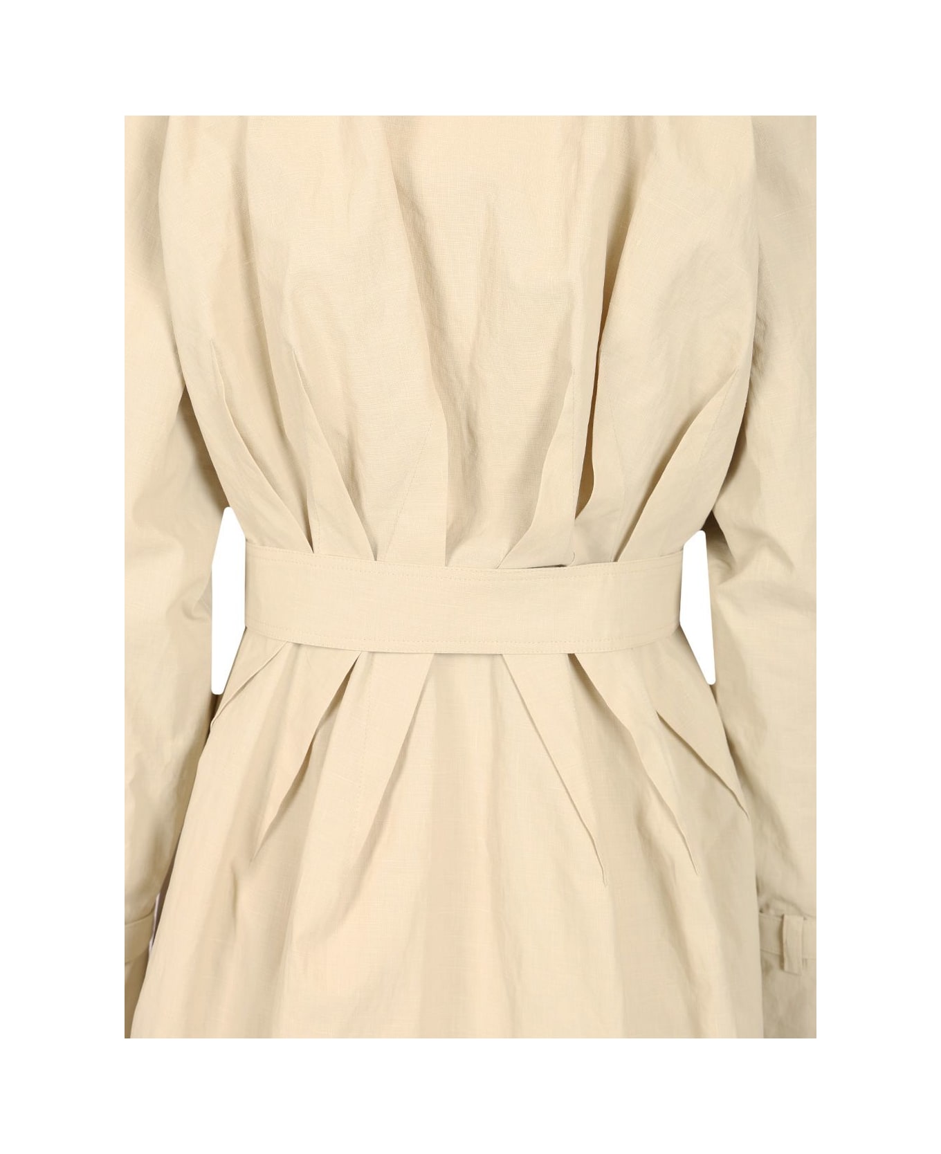Max Mara Long Trench Coat 
ronco
 - BEIGE