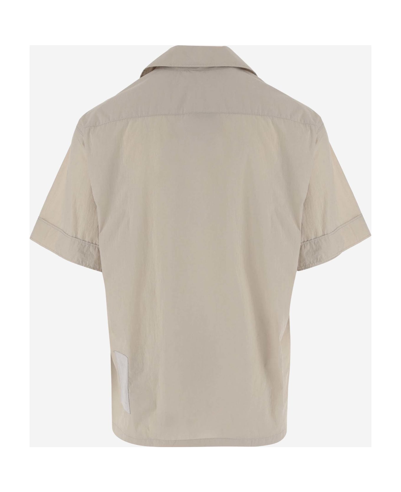 Ten C Cotton Blend Shirt - Beige