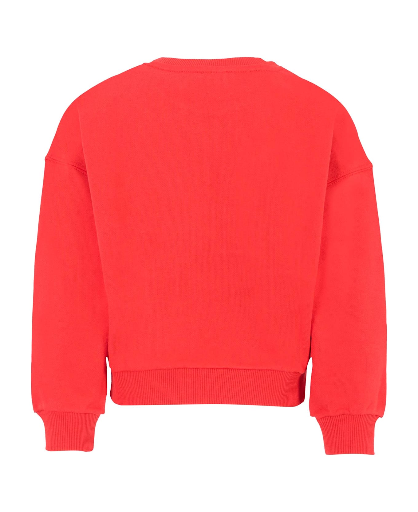Kenzo Kids Red Sweatshirt For Girl With Logo - Red
