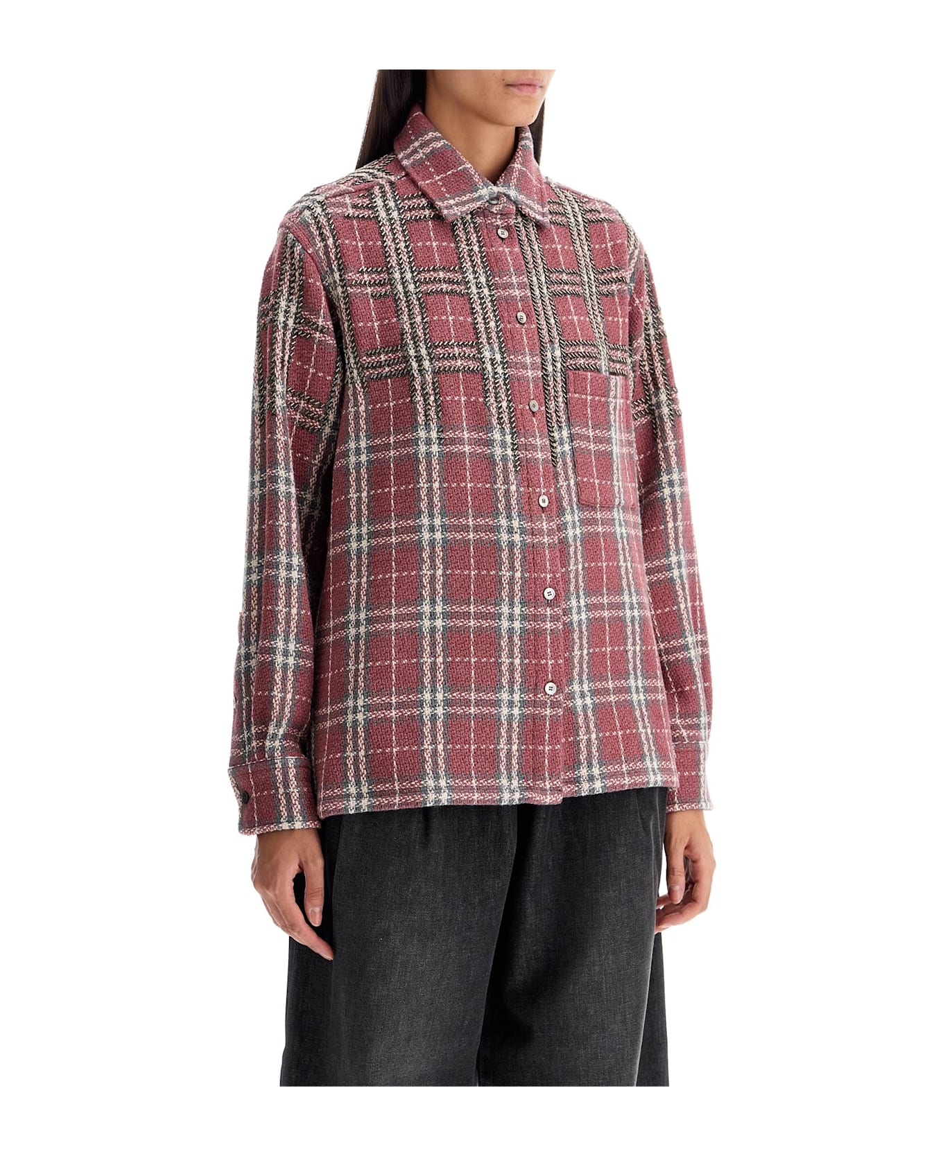 Golden Goose Journey Shirt - Crushed Berry/sandshell/grey