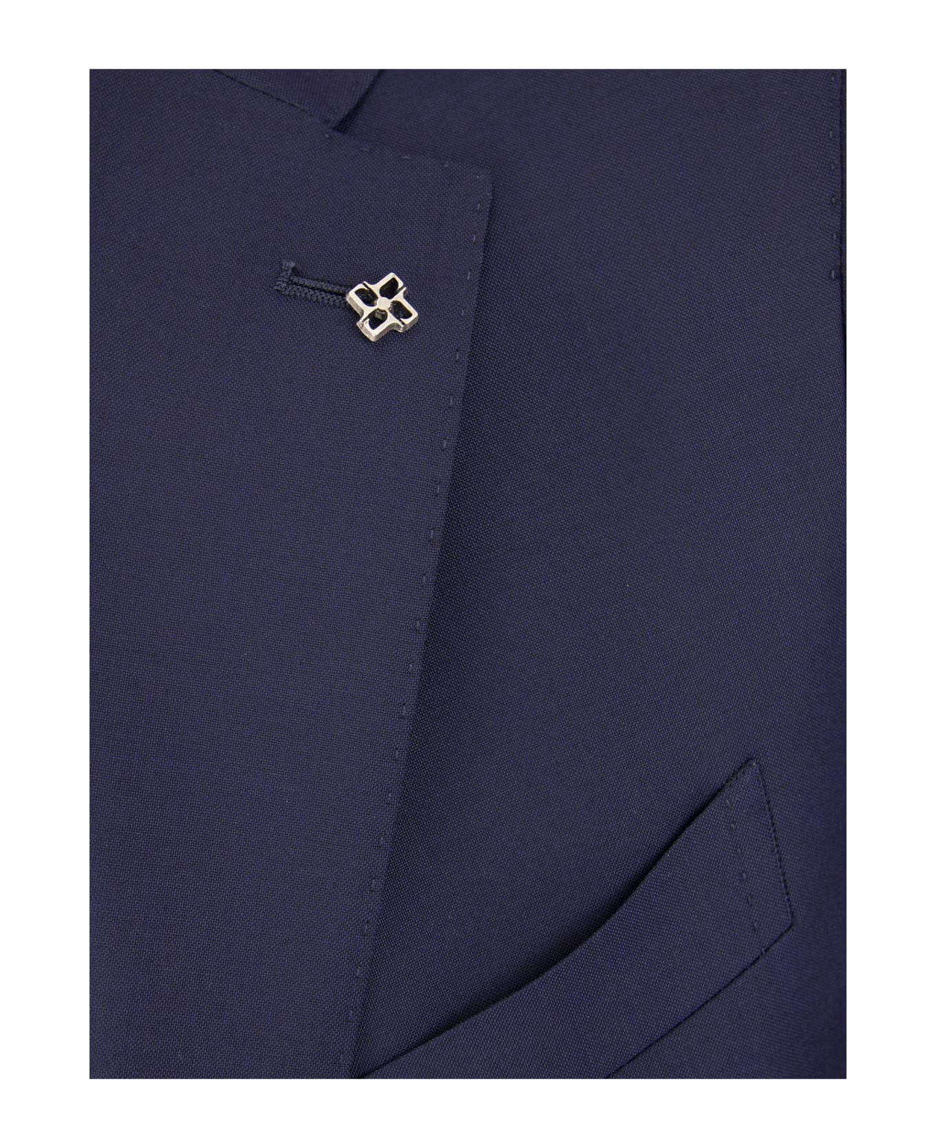 Tagliatore Wool Suit - Navy Blue