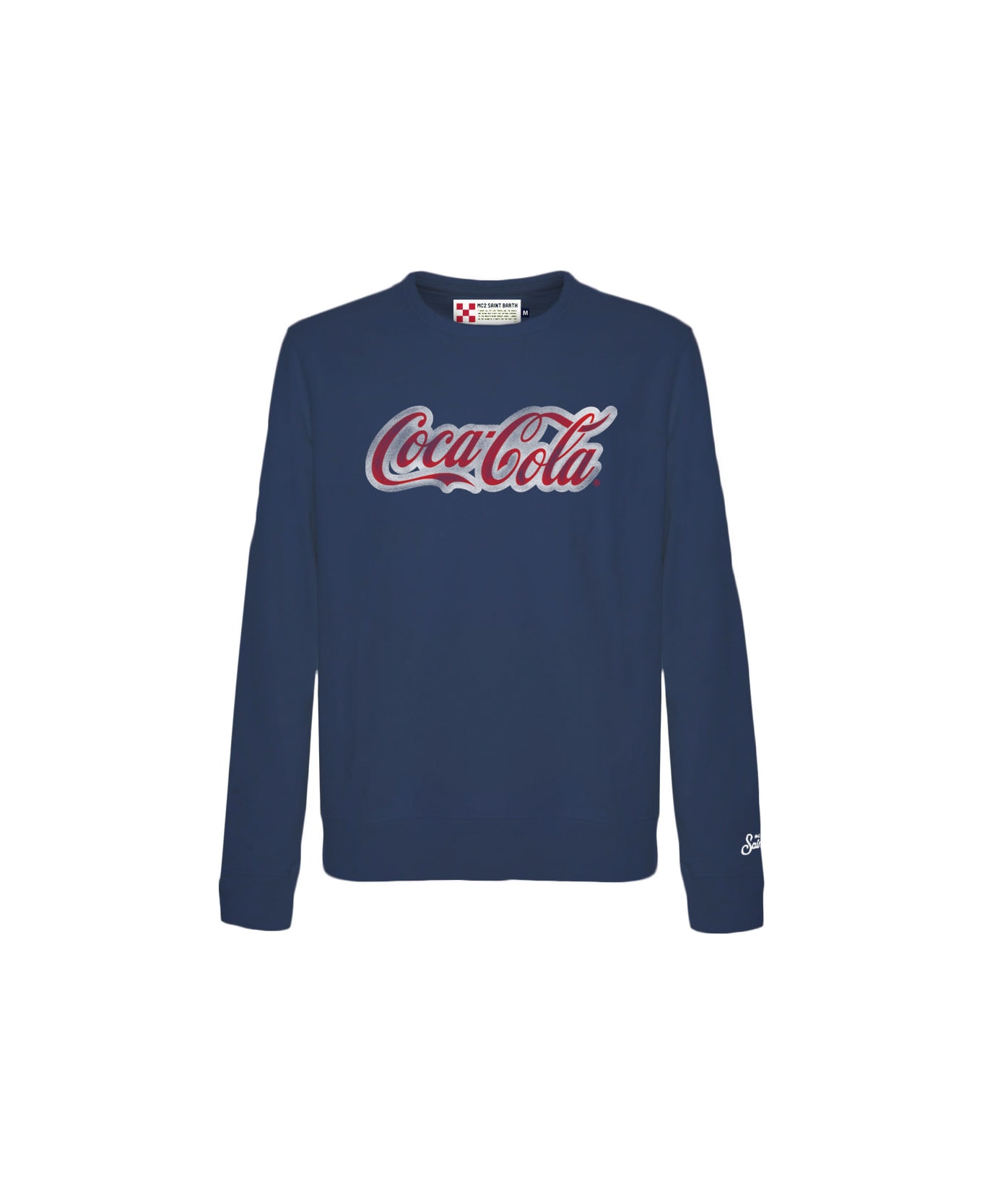 MC2 Saint Barth Cotton Sweatshirt With ©coca-cola Logo Print | ©coca Cola Special Edition - BLUE フリース