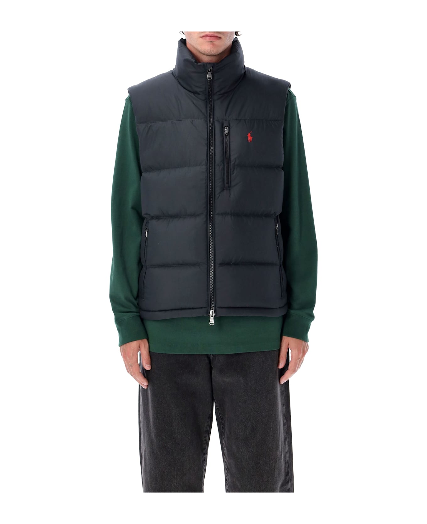 Ralph Lauren Puffer Vest - POLO BLACK