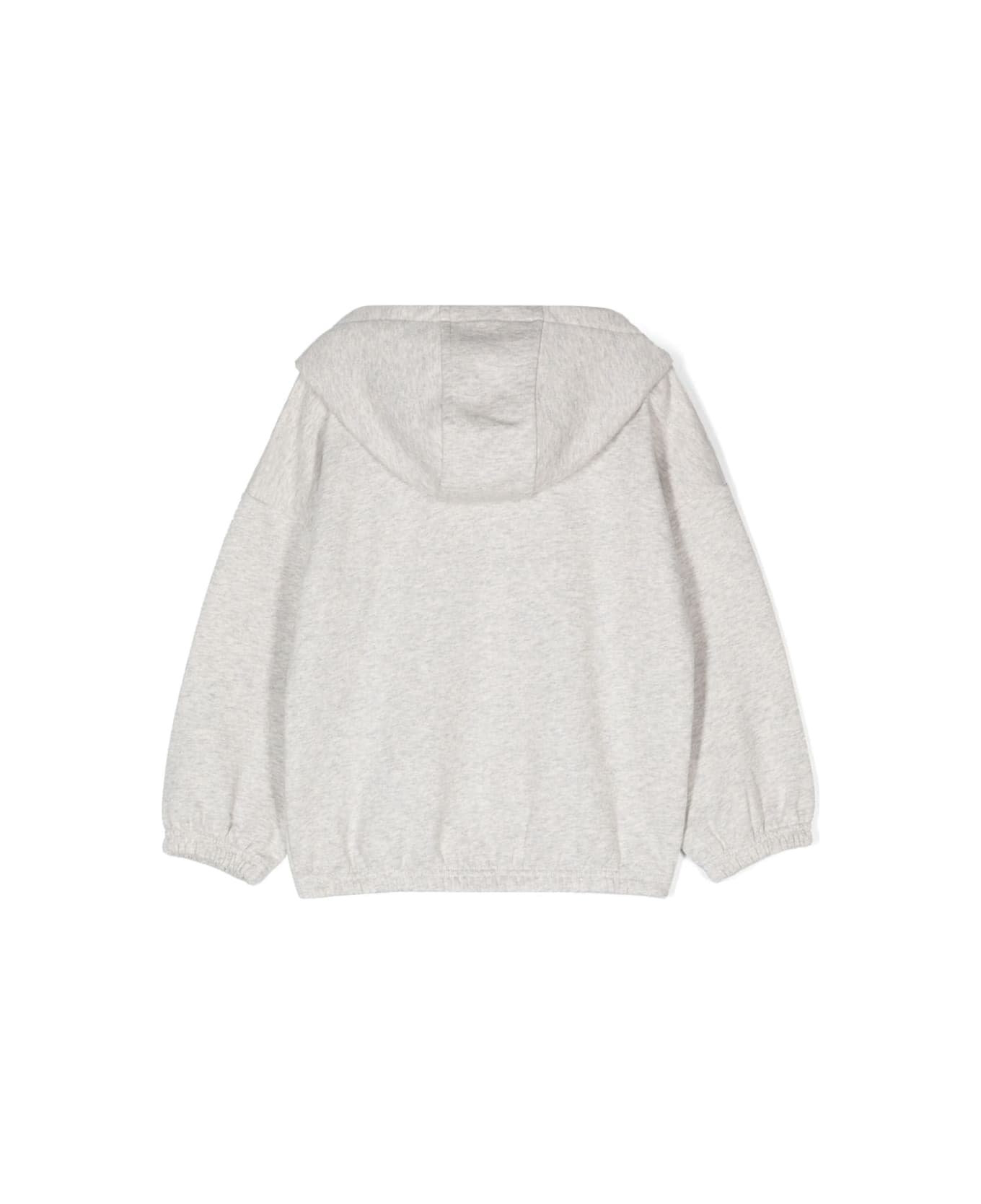Mini Rodini 
coucou
 Grey Hoodie With Front Print In Cotton Girl - Grey