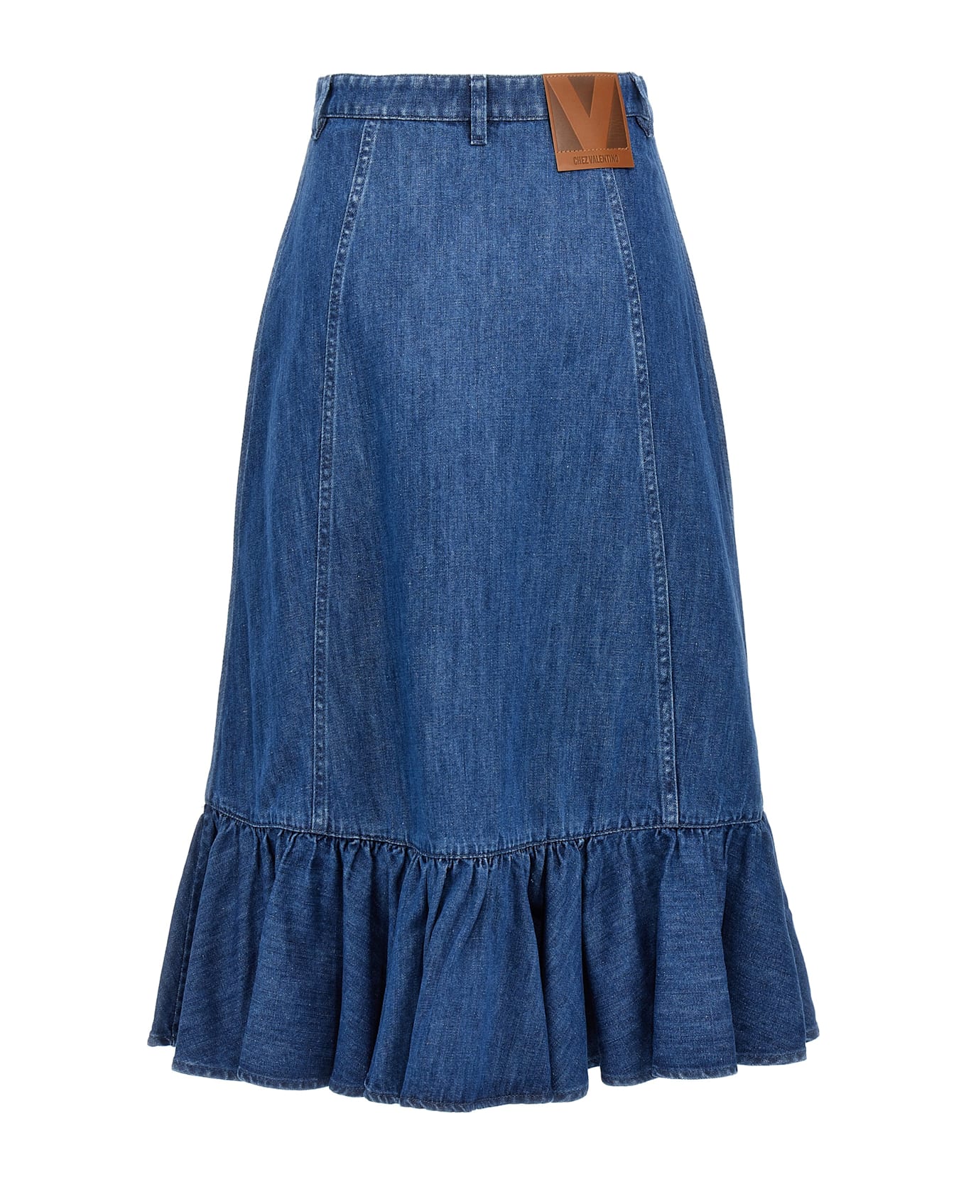 Valentino Garavani Denim Skirt - Blue