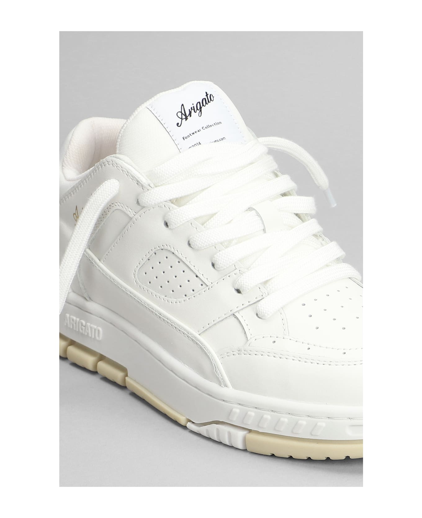 Axel Arigato Area Lo Sneakers In White Leather - white