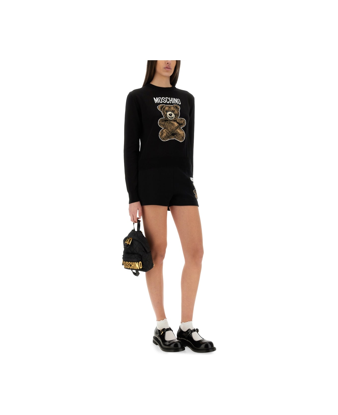Moschino Teddy Bear Sweater - BLACK