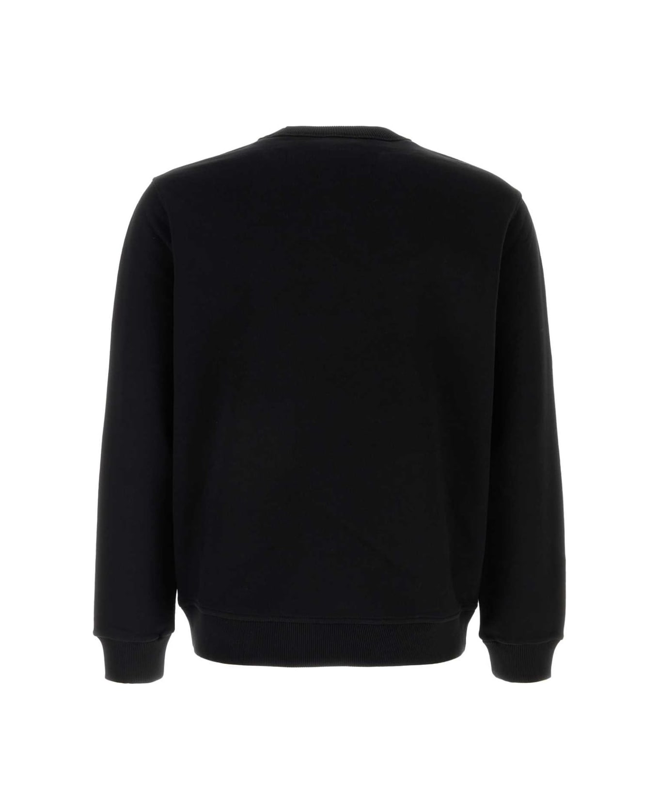 Burberry Logo Printed Crewneck Sweatshirt - BLACK