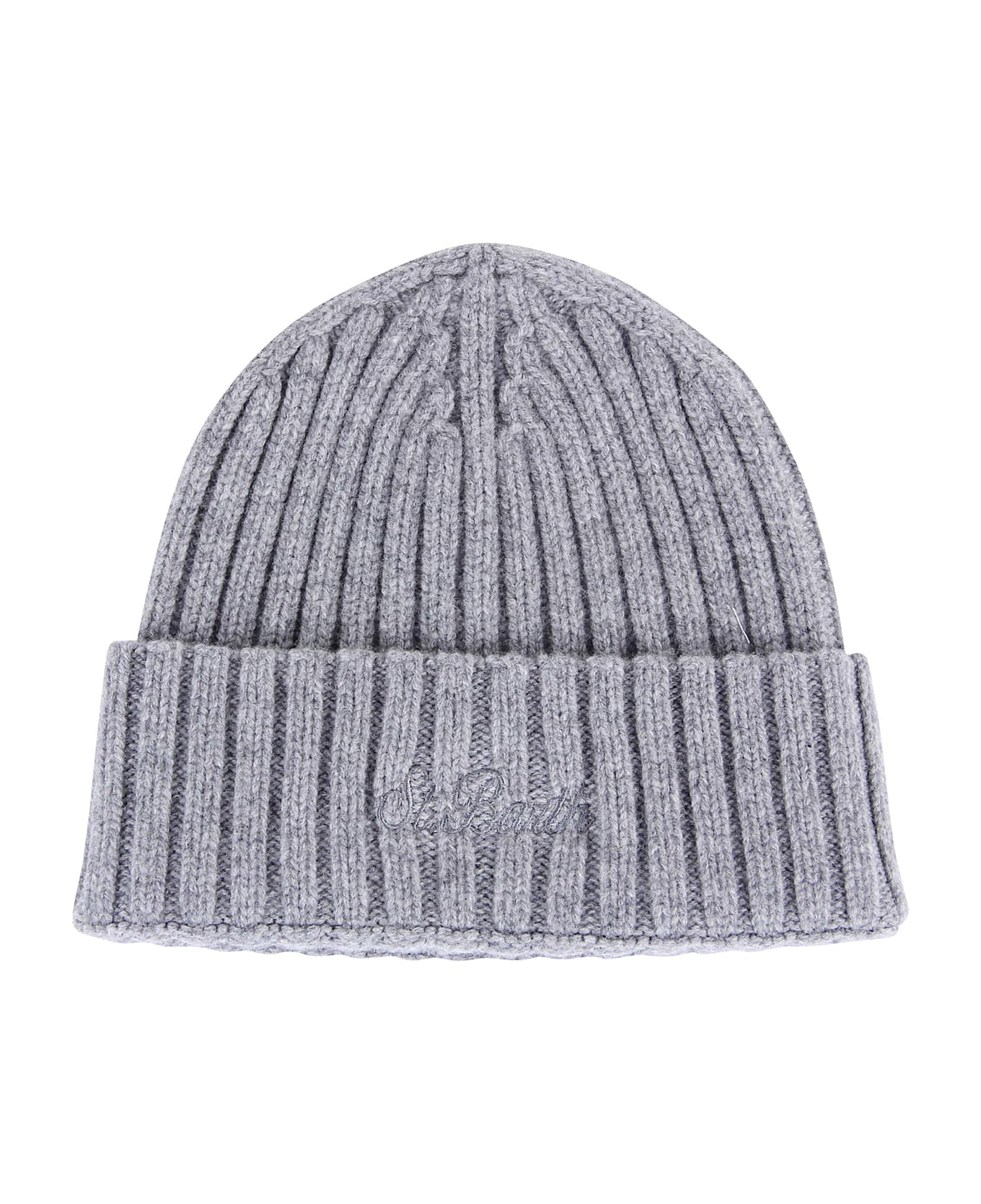 MC2 Saint Barth Knitted Cap - M Grey Melange