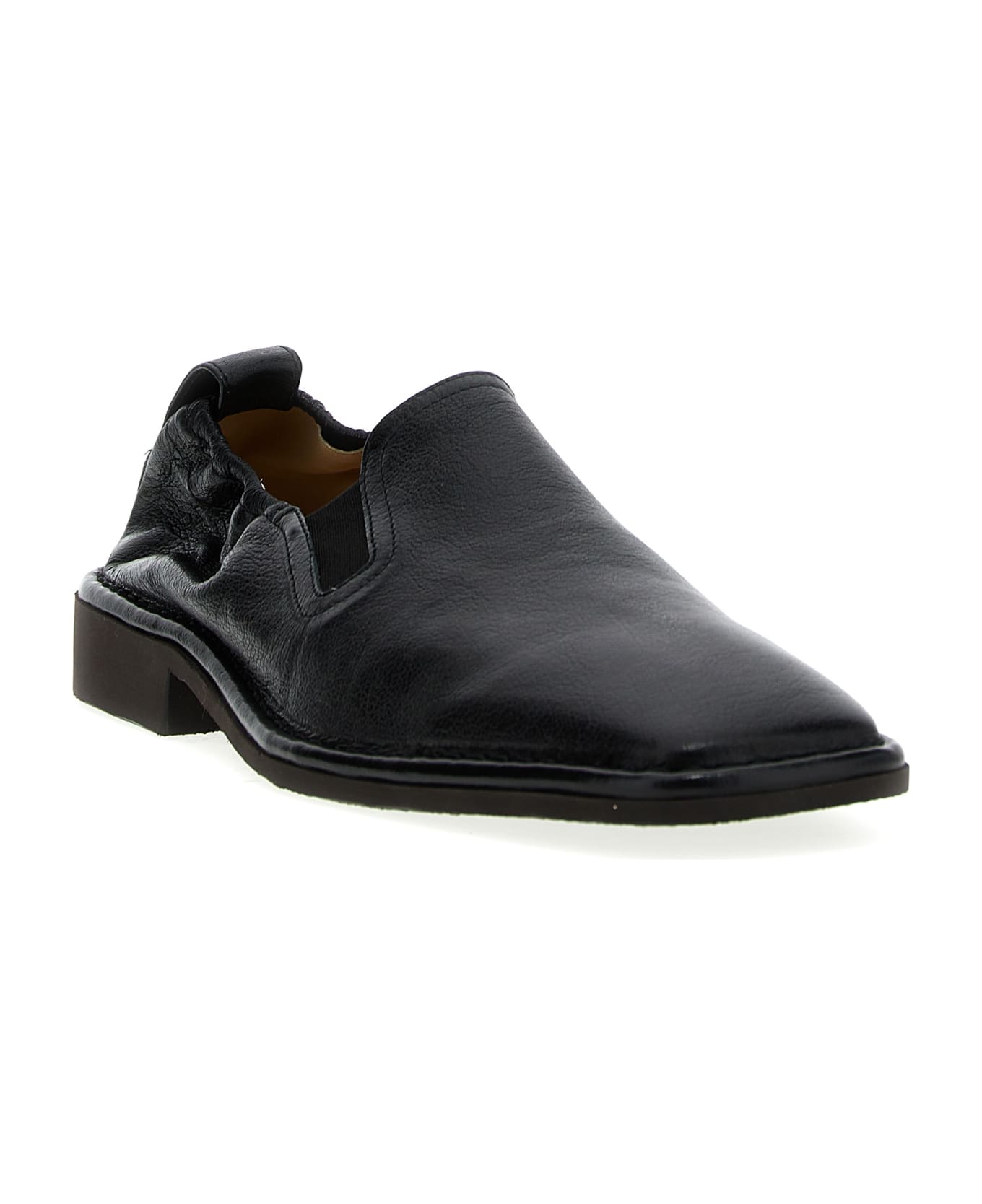 Lemaire Buffalo Leather Loafers - Black