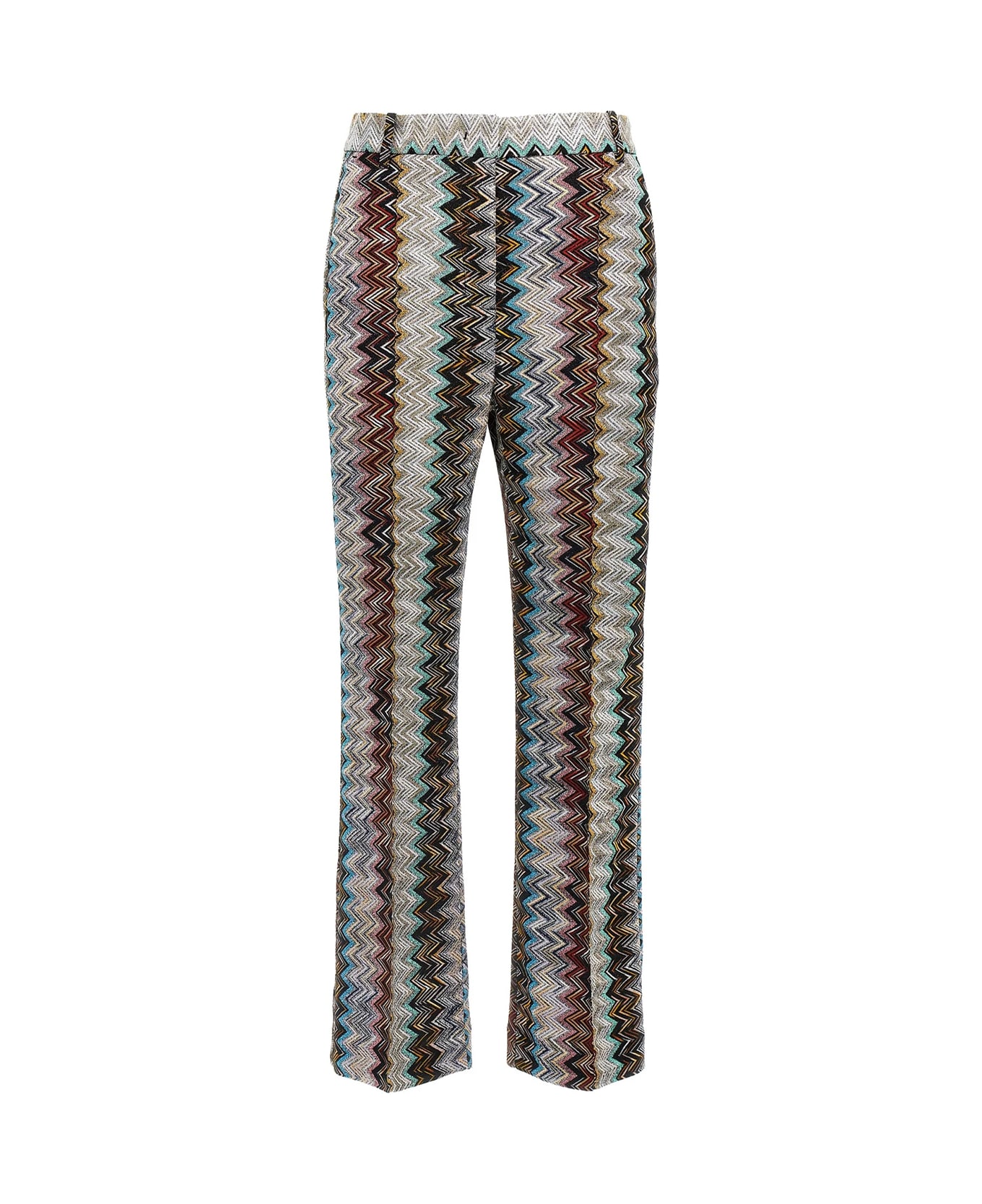 パンツ MISSONI FW24 Zig zag lame pants (DS24WI1CBR010G SM9JR) Missoni Zig Zag Lamé Pants | italist
