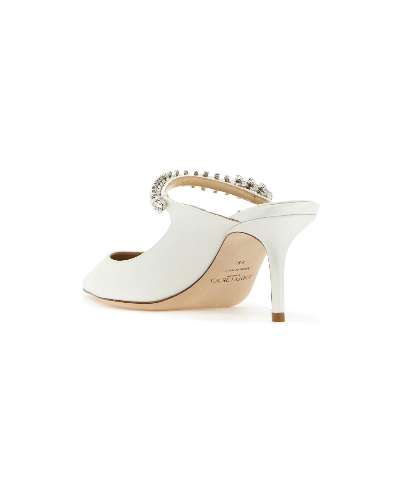 Jimmy Choo Bing 65 Mules - WHITE