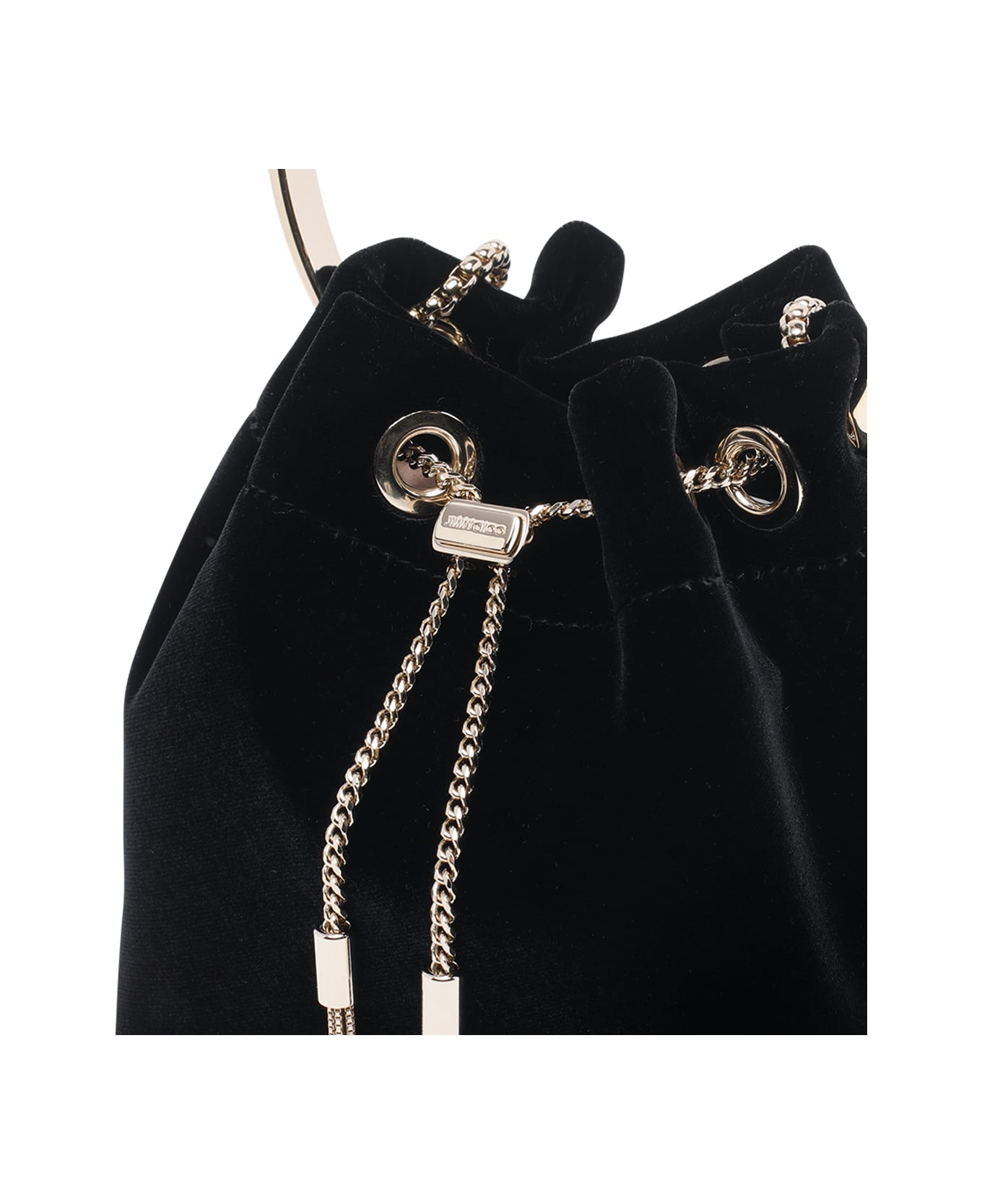 Jimmy Choo Bon Bon Bucket Bag - Black
