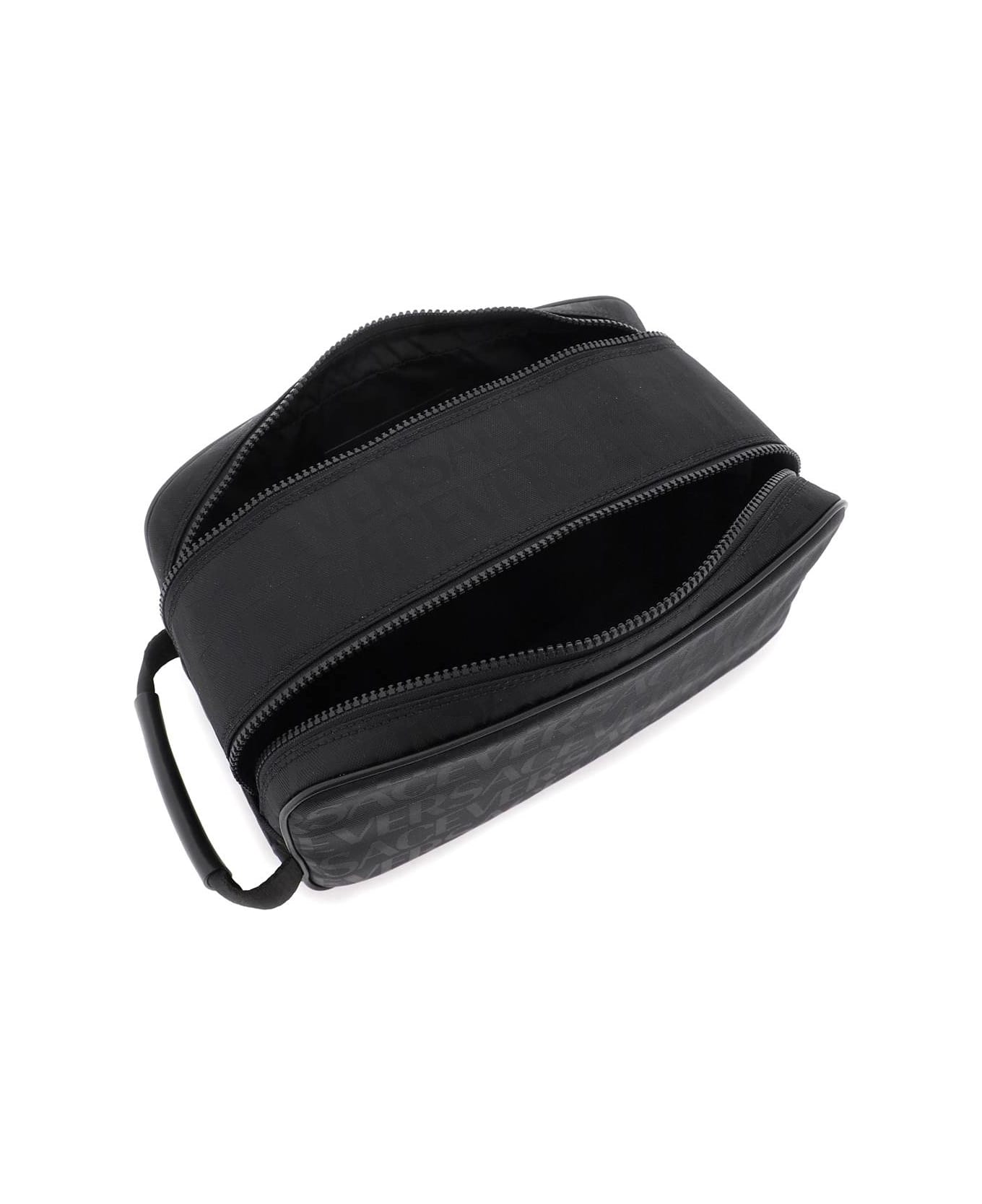 Versace Nylon Wash Bag - black