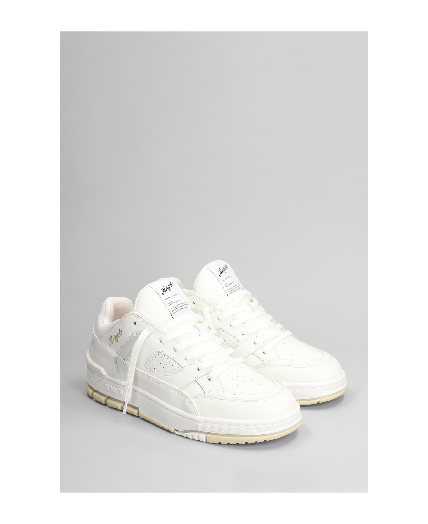 Axel Arigato Area Lo Sneaker Sneakers In White Leather - WHITE