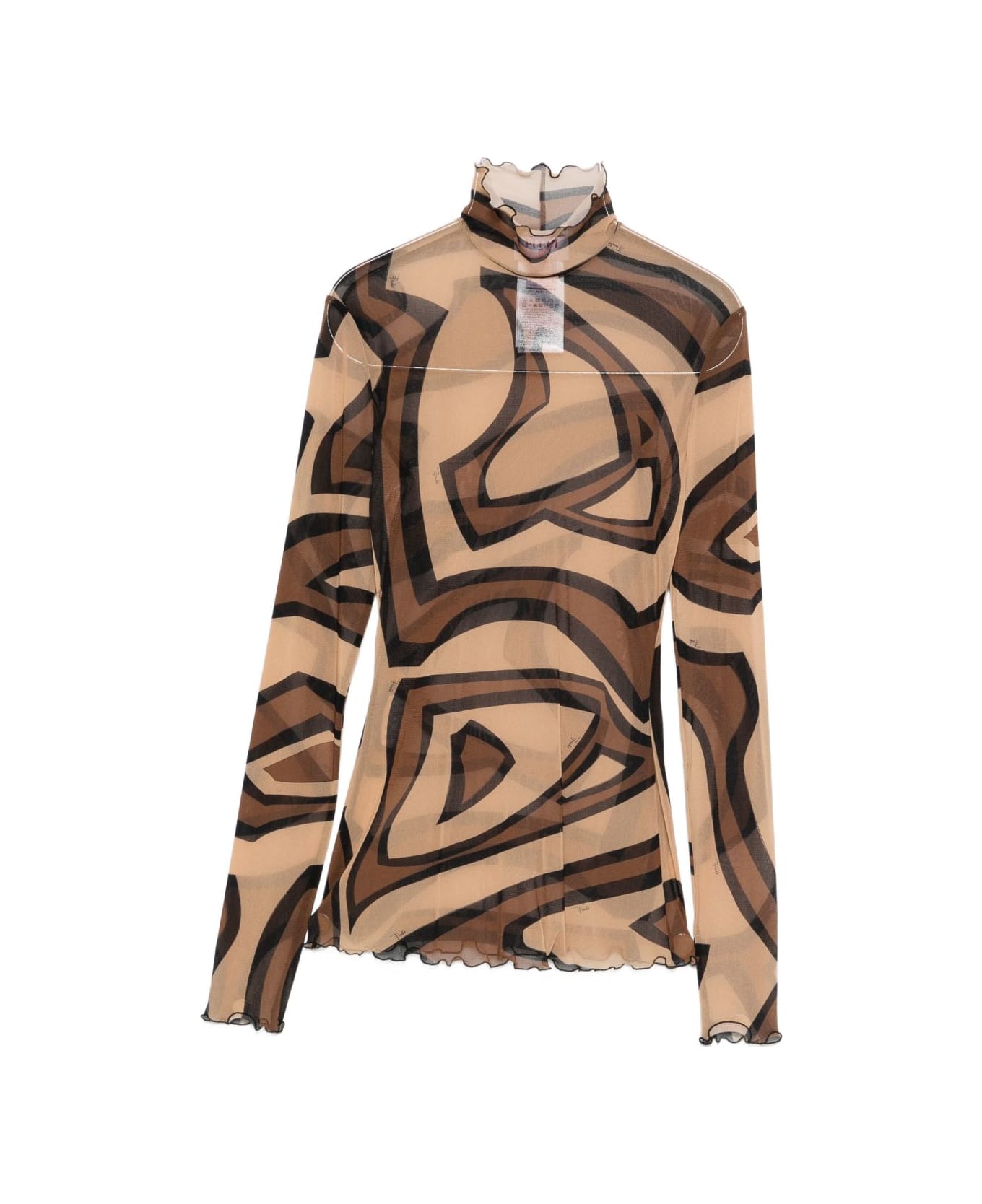 Pucci Printed Midi Dress - Golden