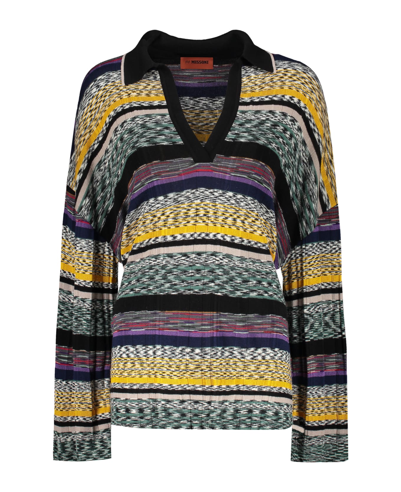 Missoni Wool Blend V-neck Sweater - Multicolor