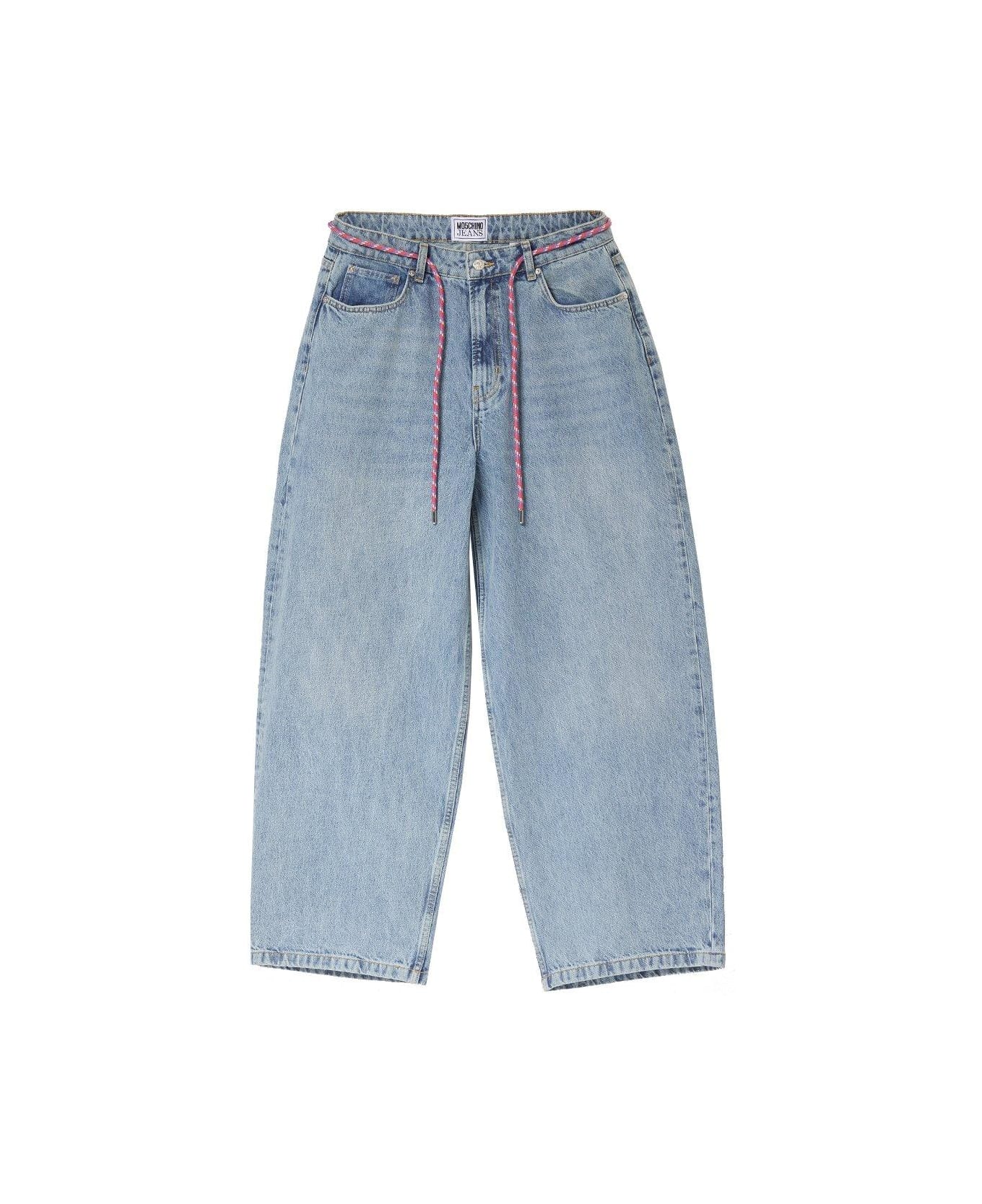 M05CH1N0 Jeans Oversized Denim Jeans - DENIM