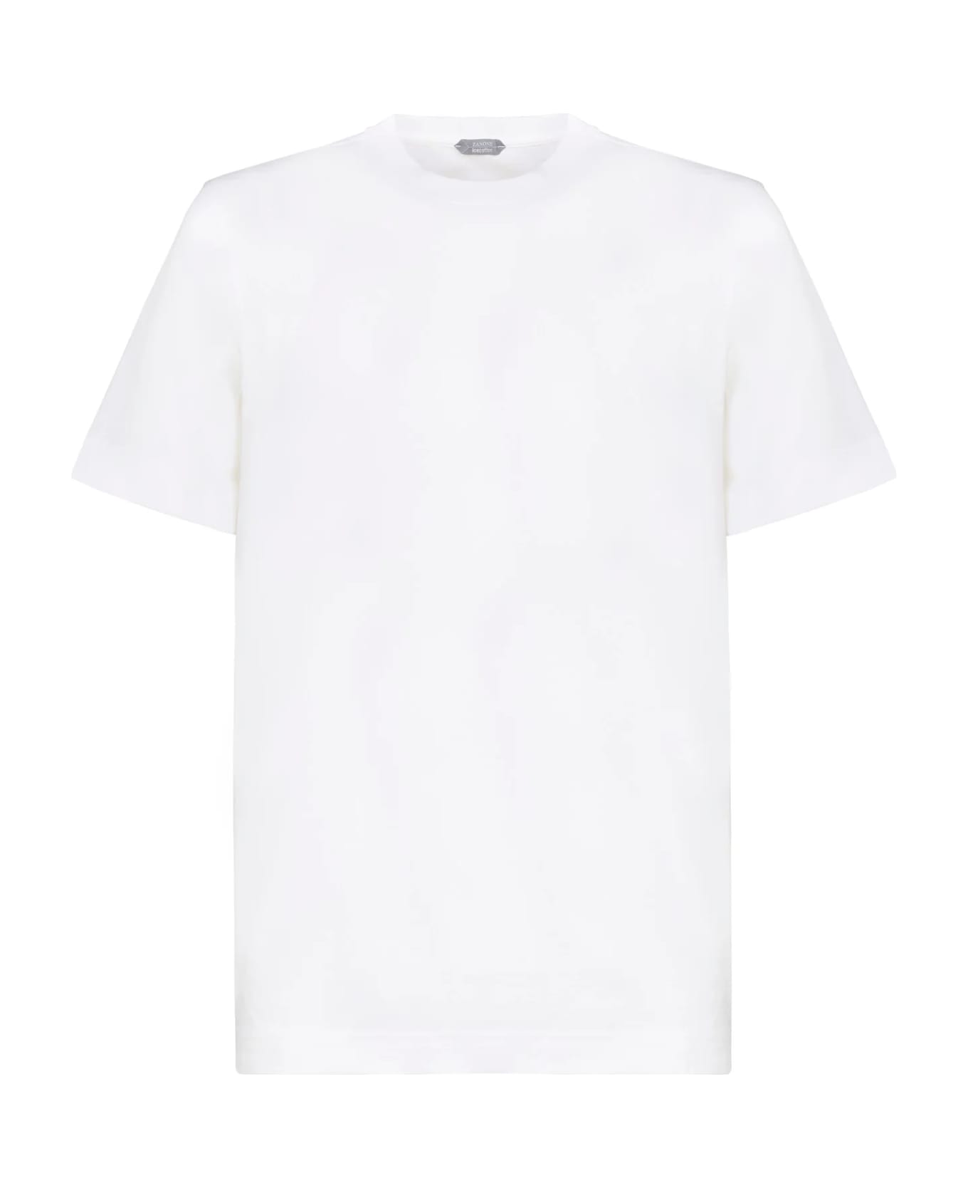 Zanone Tshirt Ice Cotton - White シャツ