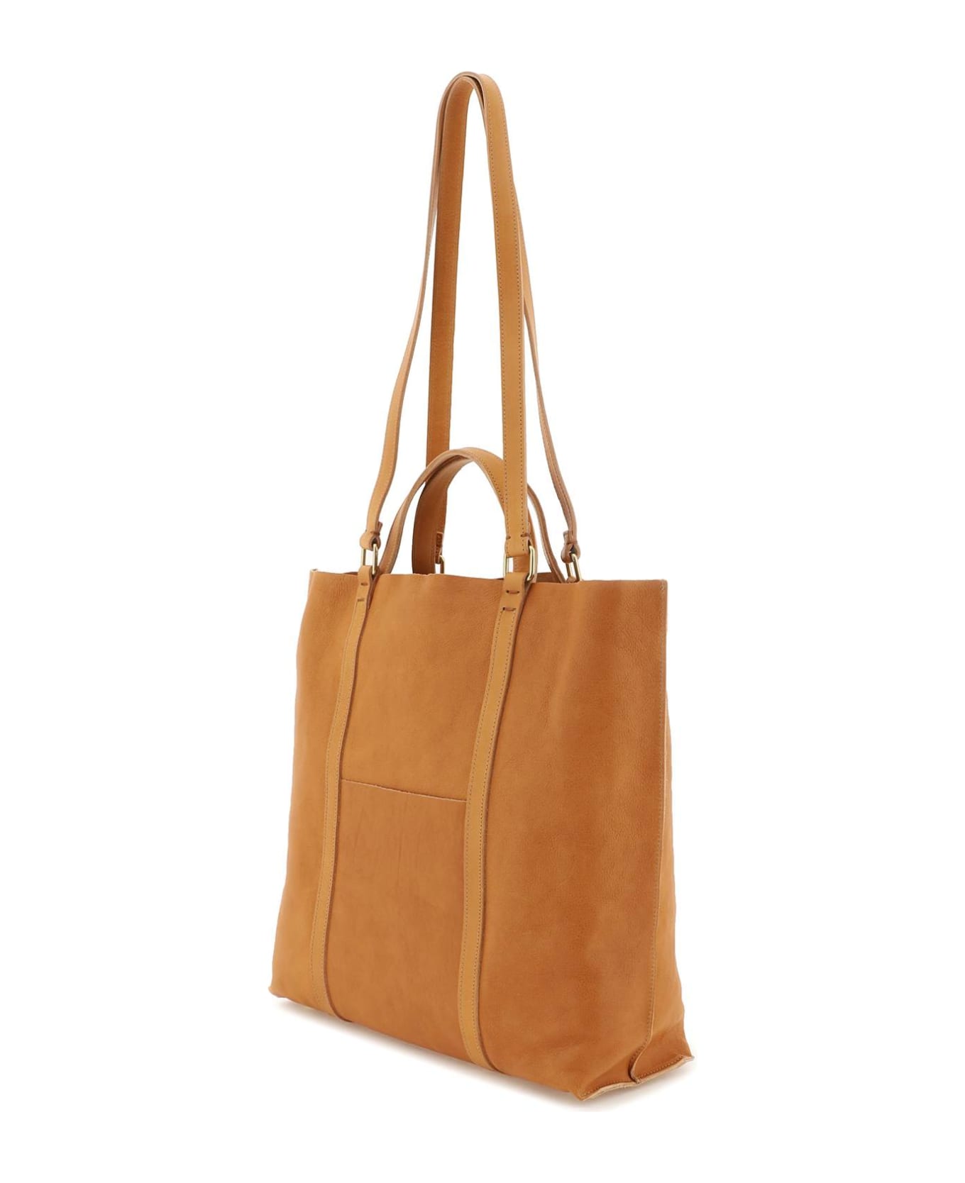 Il Bisonte Leather Handbag - NATURALE (Brown)