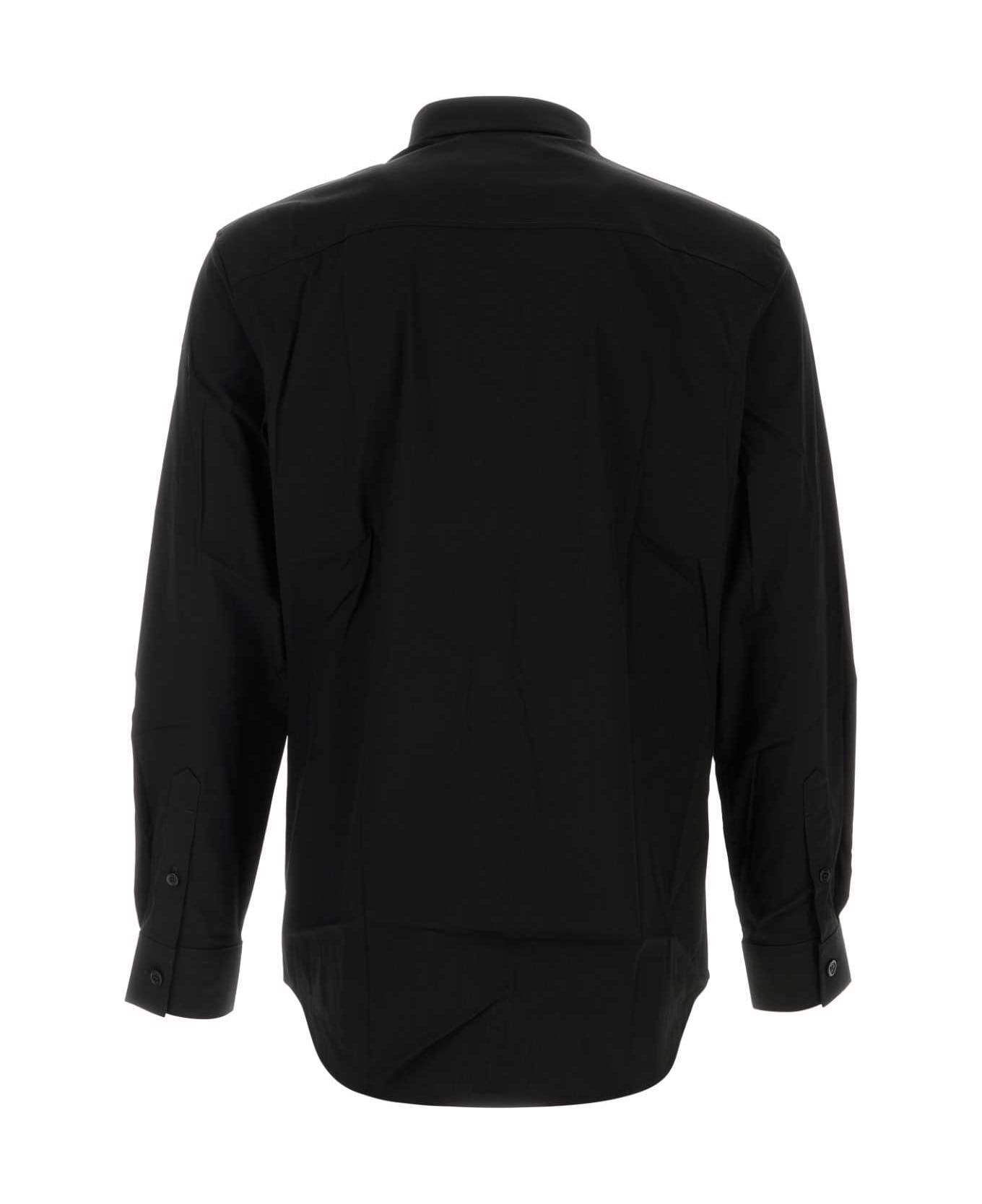 Burberry Black Stretch Poplin Shirt - A1189