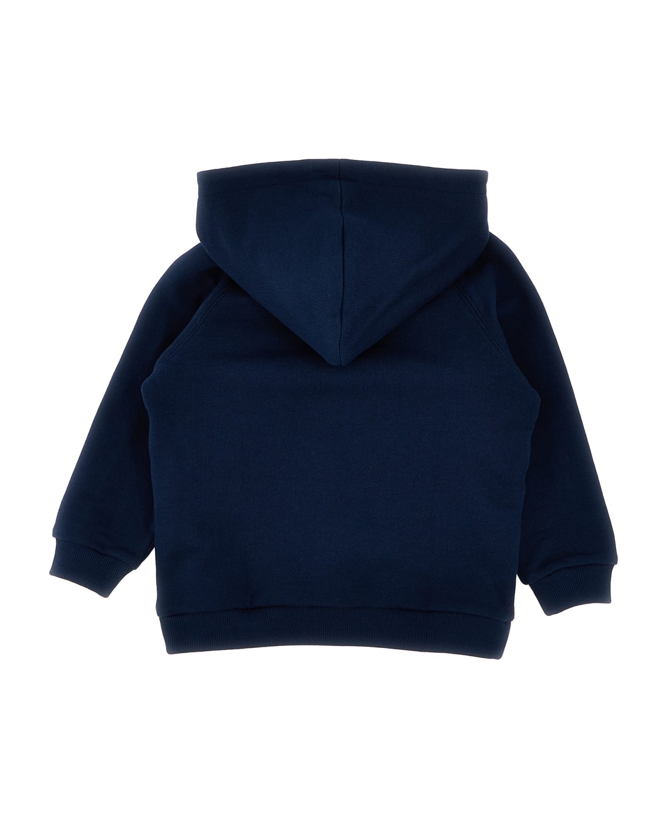 Gucci Logo Embroidery Hoodie - Blue