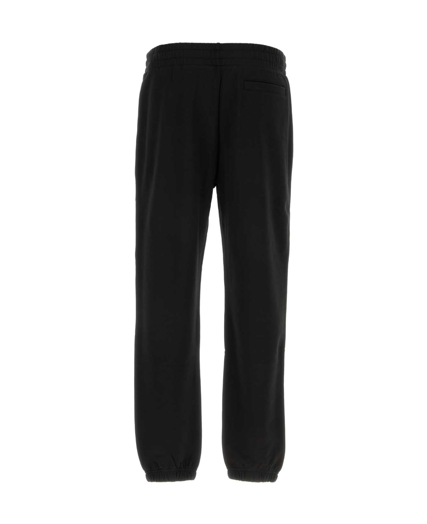 Moncler Black Cotton Joggers - 999