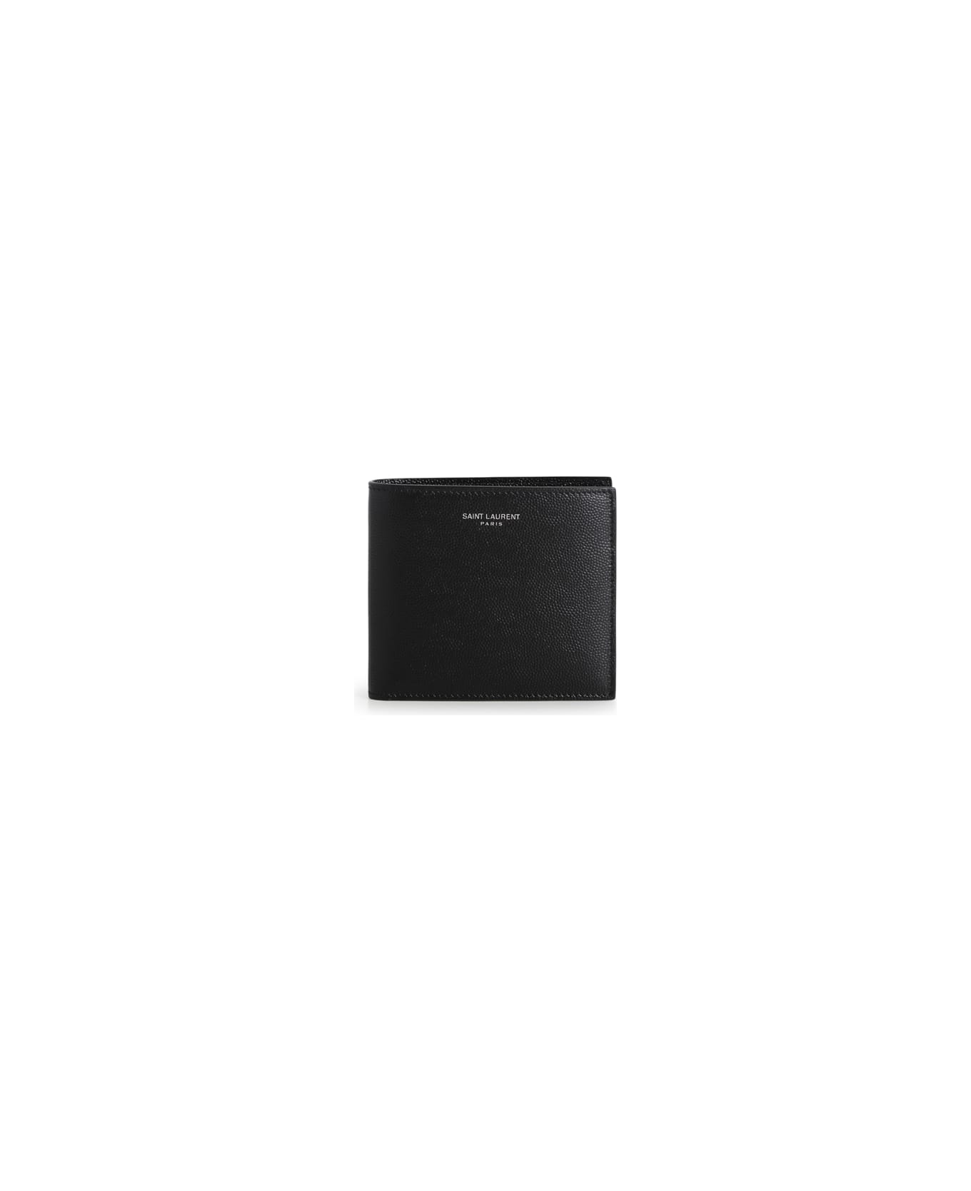 WALLET MONEY CLIP SAINT LAURENT PARIS BLACK TEXTURED LEATHER – Suit Negozi  Eu