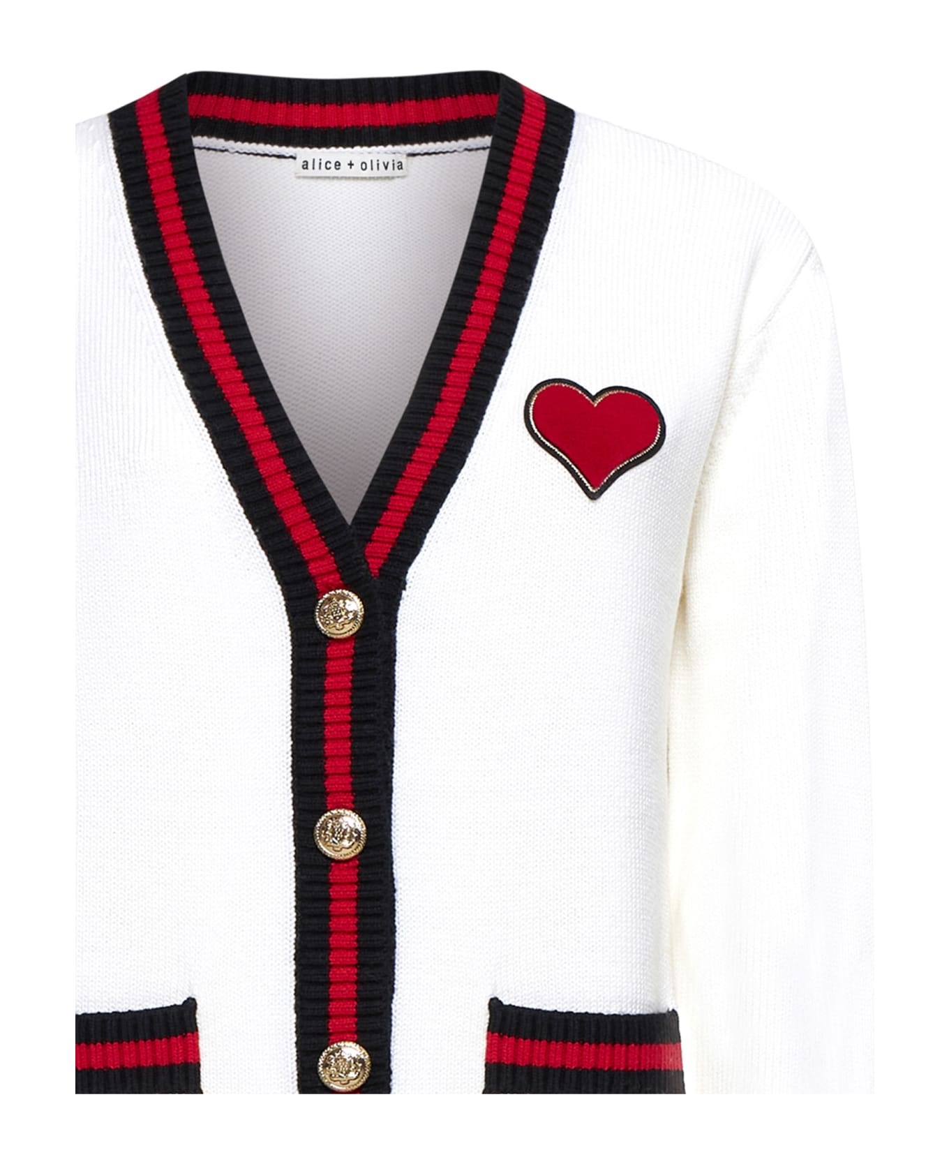 Alice + Olivia Cardigan - Ecru multi