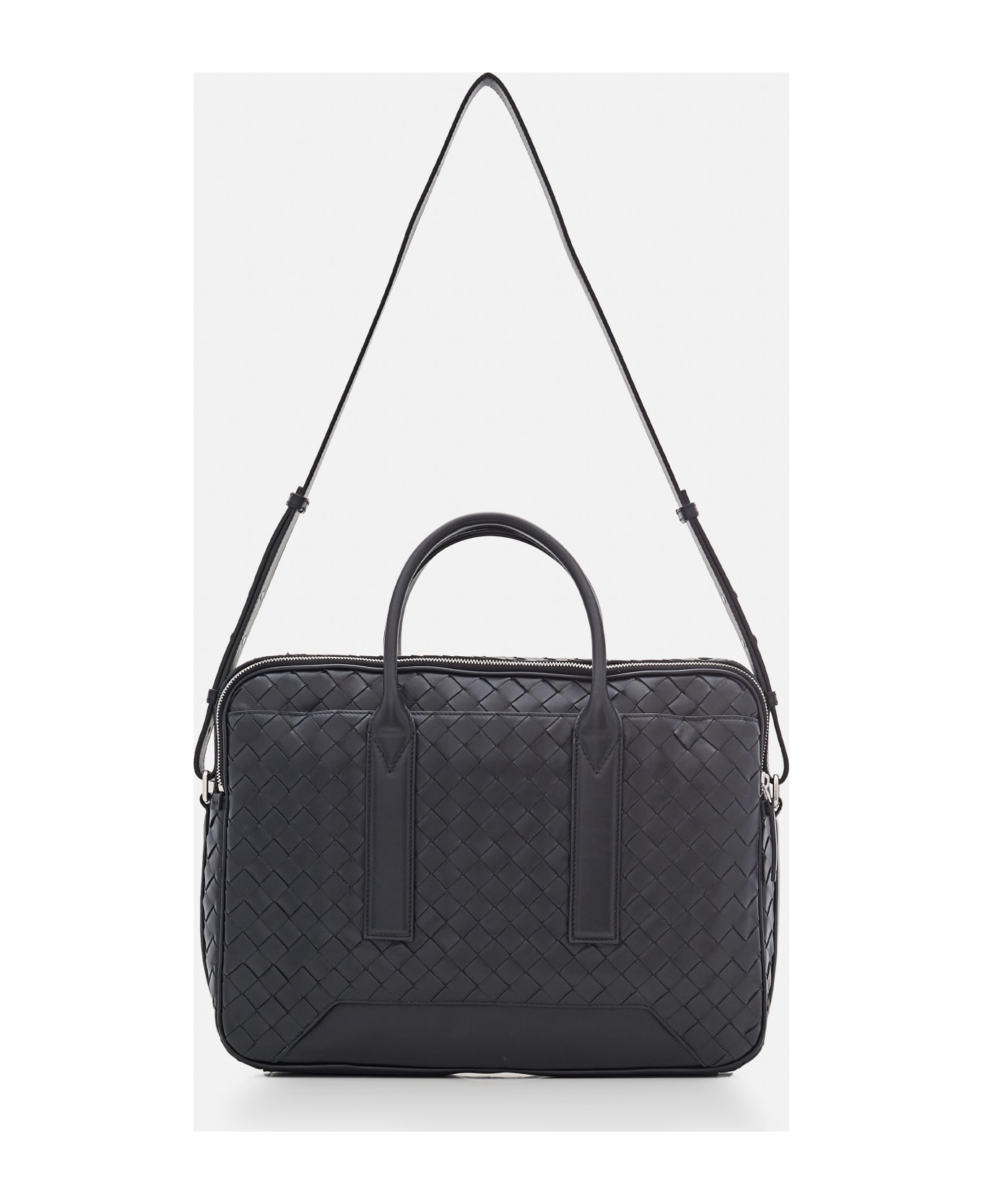 Bottega Veneta Getaway Briefcase - Black