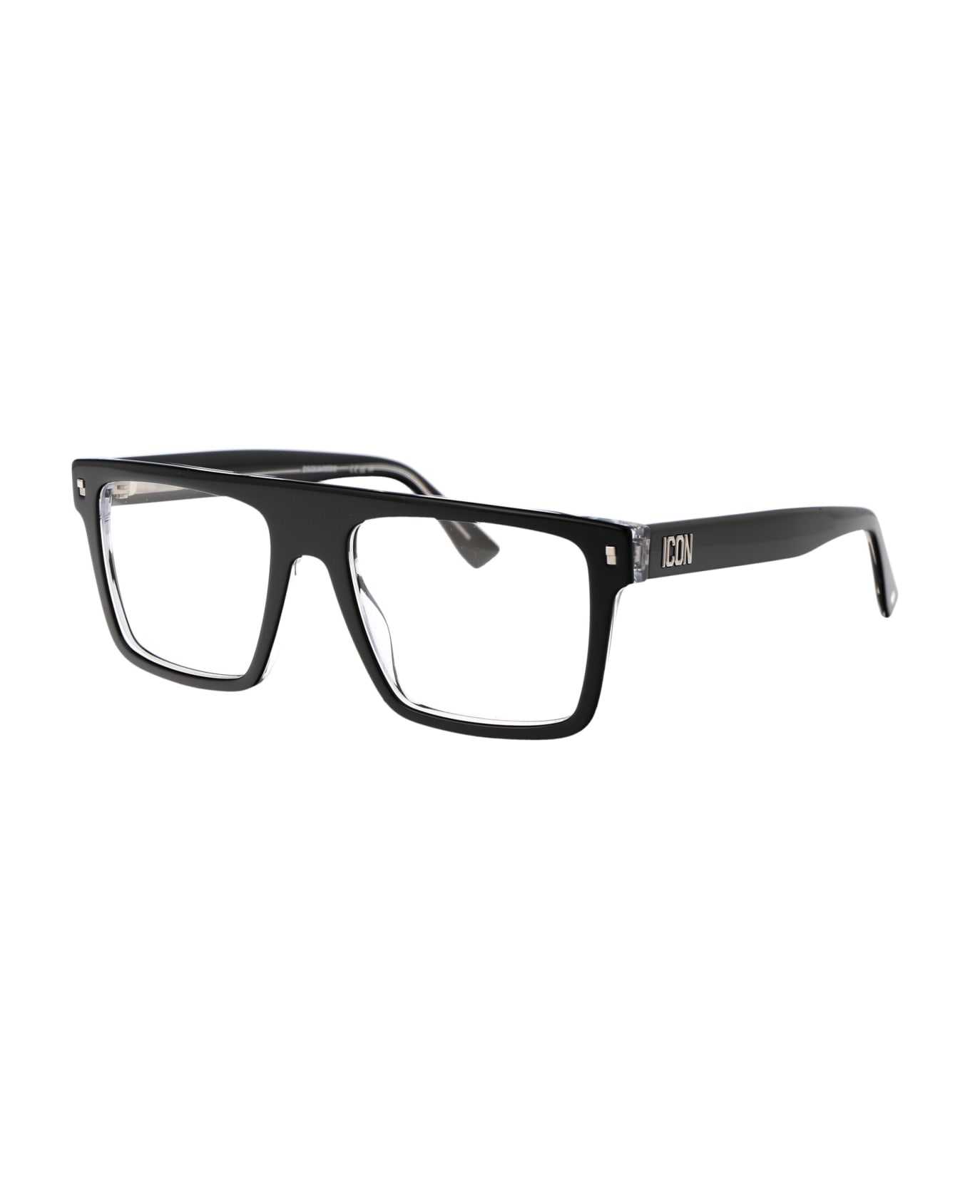 Dsquared2 Eyewear Icon 0012 Glasses - 7C5 BLACK CRYSTAL アイウェア