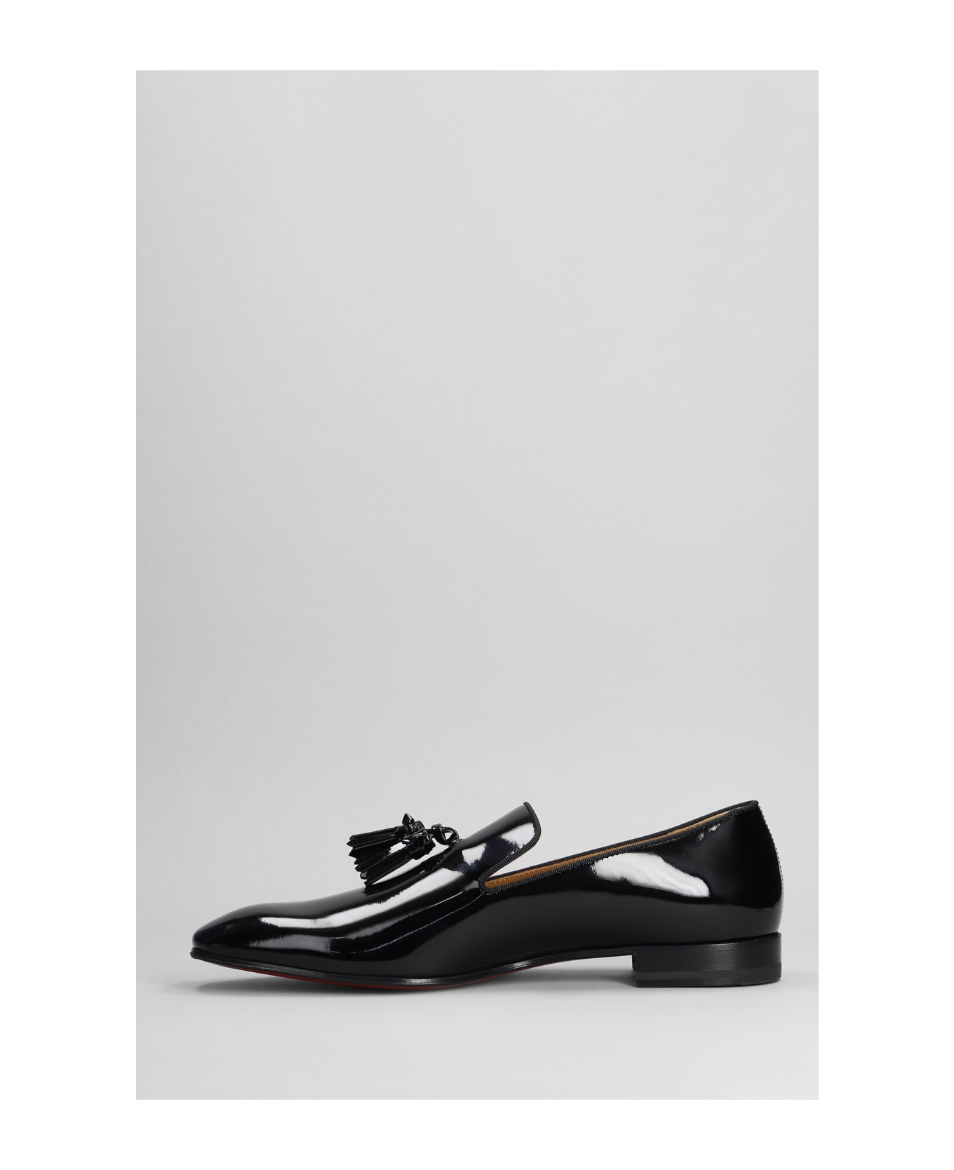 Christian Louboutin Dandelion Loafers In Black Patent Leather - black