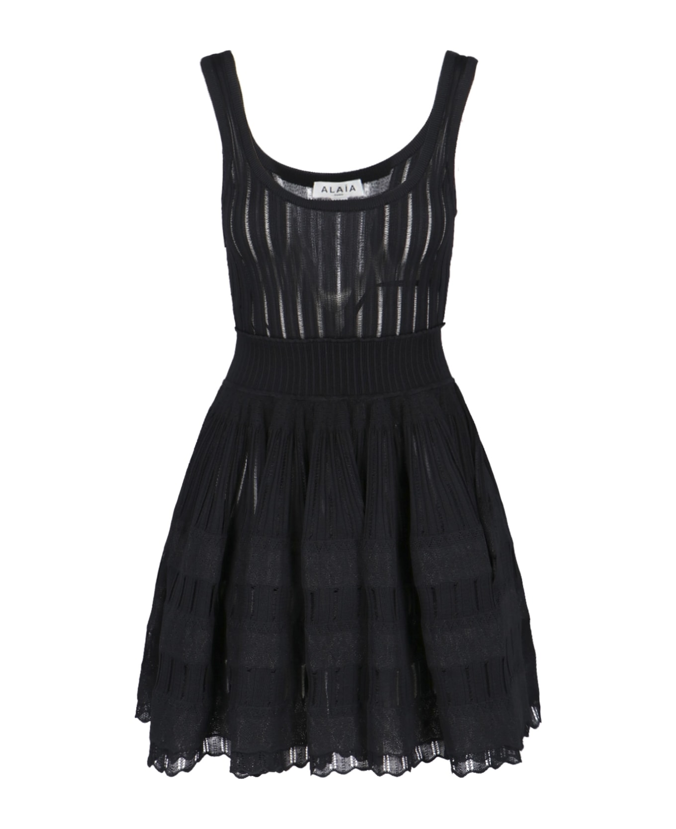 Alaia 'crinoline' Midi Dress - Black   ワンピース＆ドレス