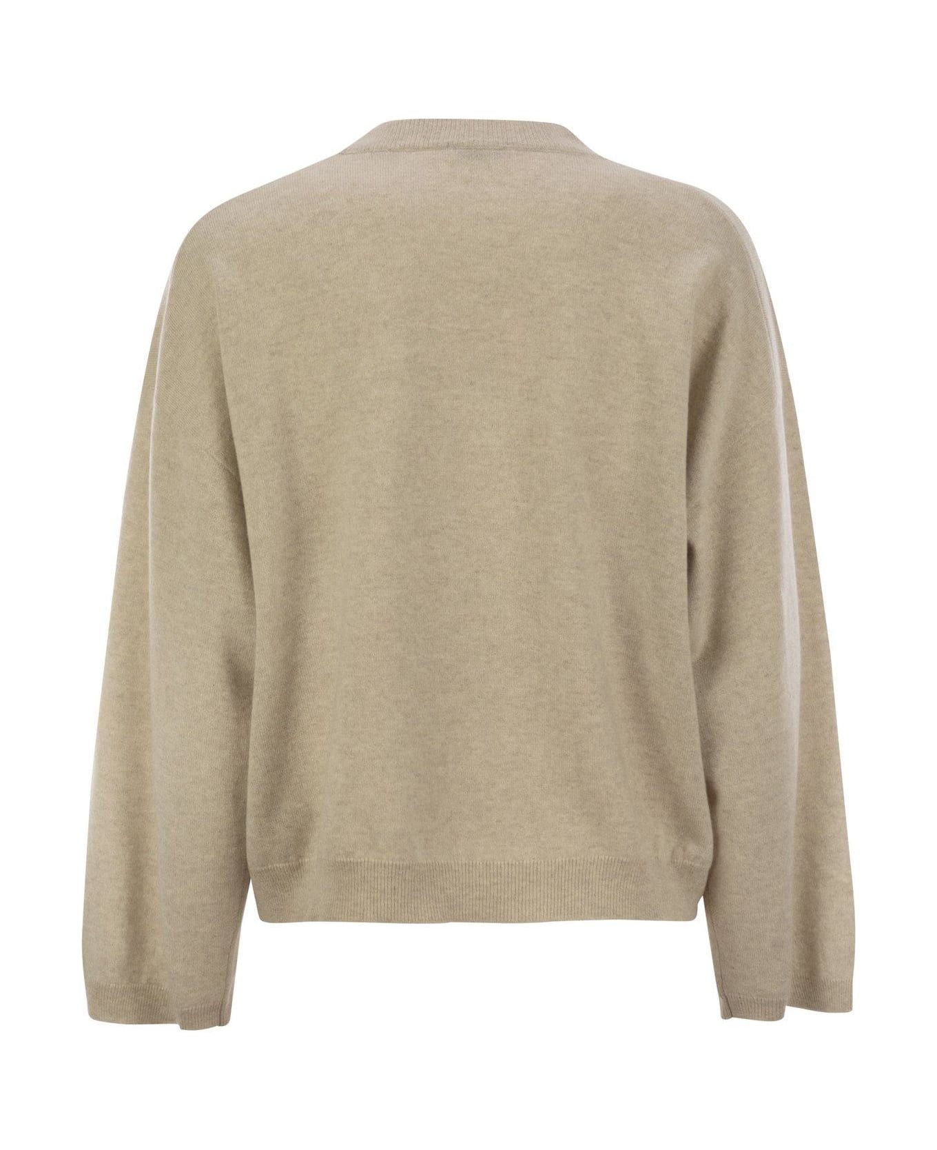 Brunello Cucinelli Chest Pocket Knitted Jumper - Rustic Beige