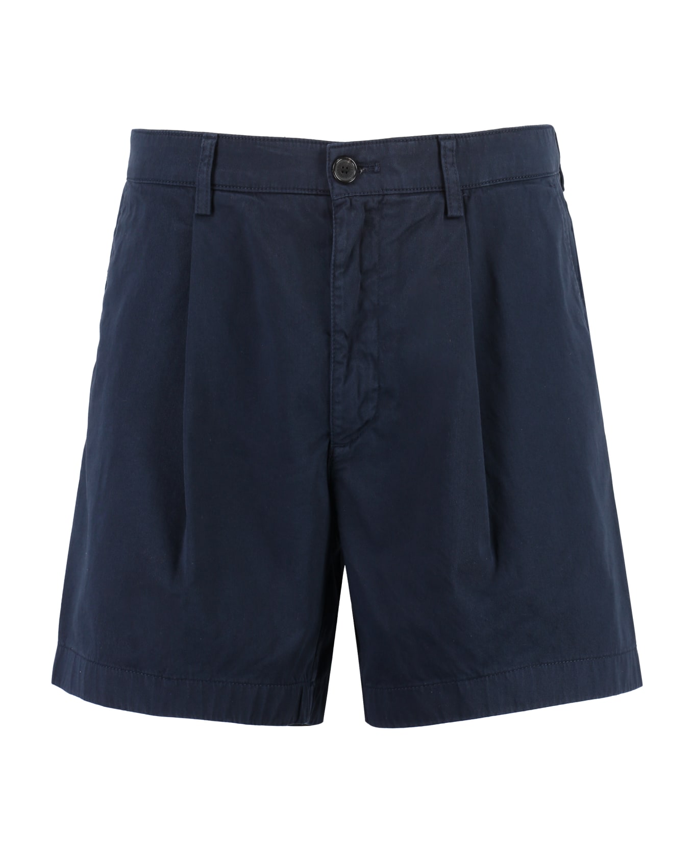 Department Five Cotton Bermuda Shorts - blue